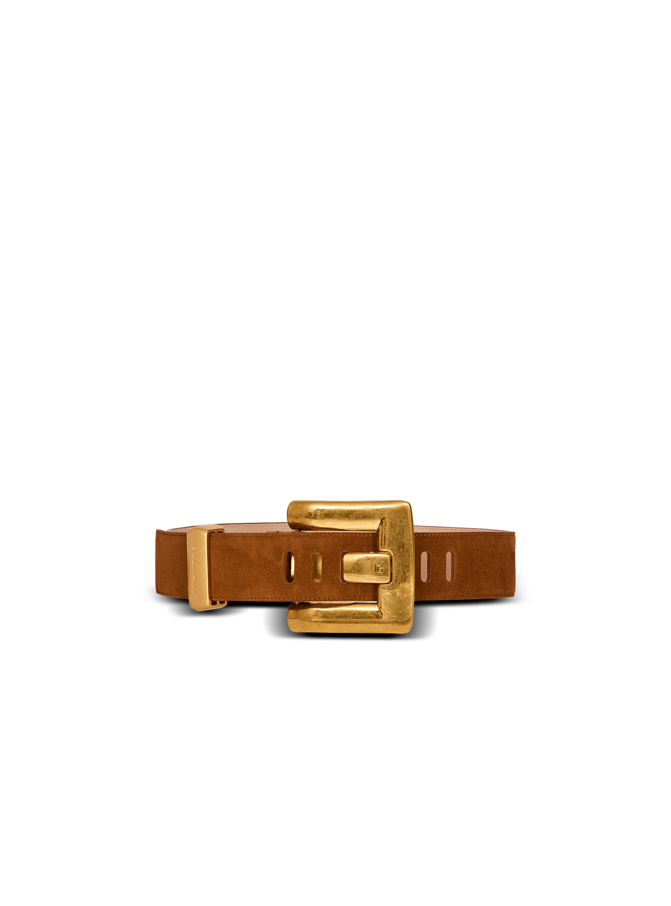 Anthem suede leather belt
