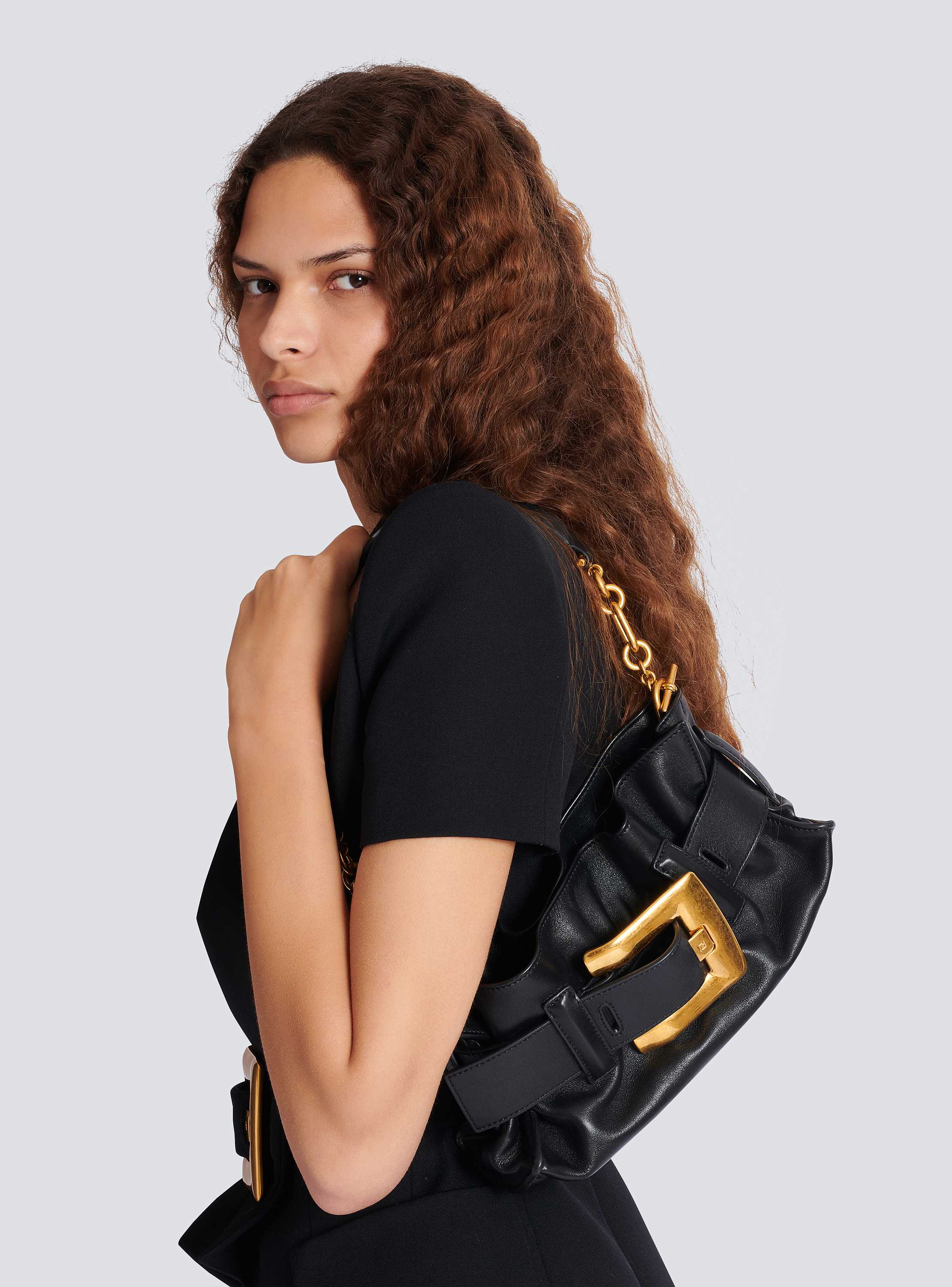 Mini Anthem Shoulder bag in calfskin leather