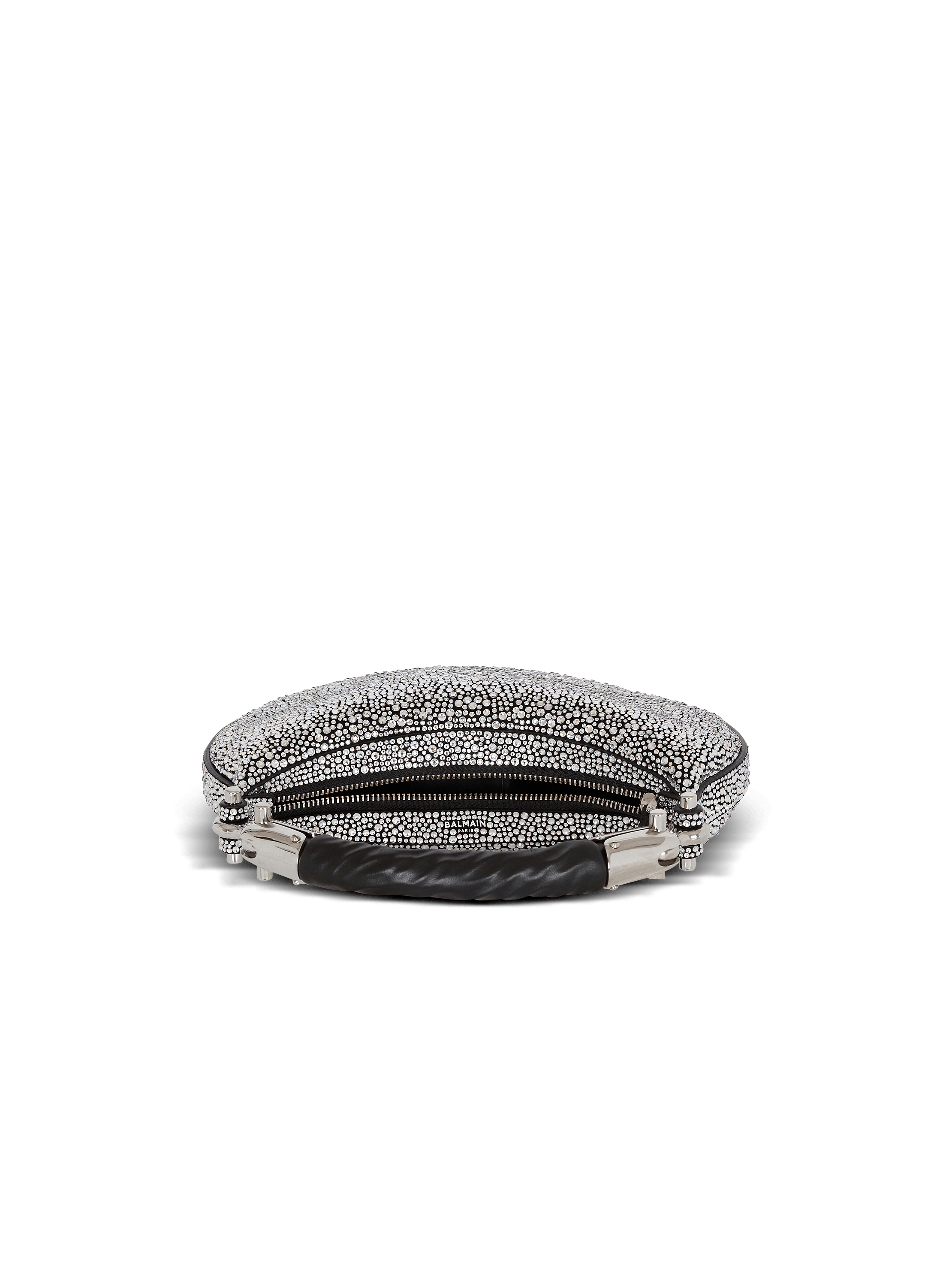 Ebene Mini bag in suede and crystals