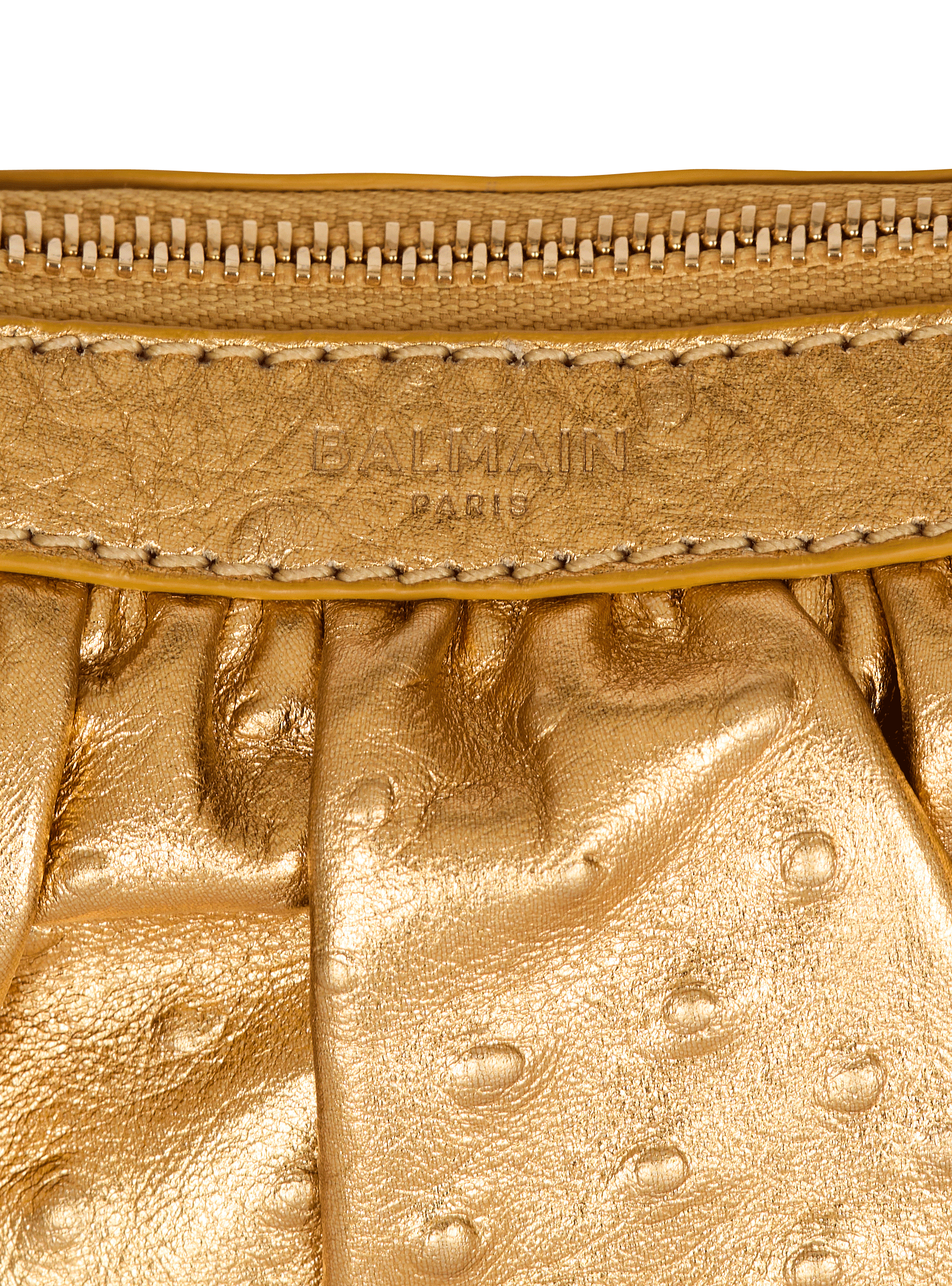 Ebene Mini bag in lamé leather