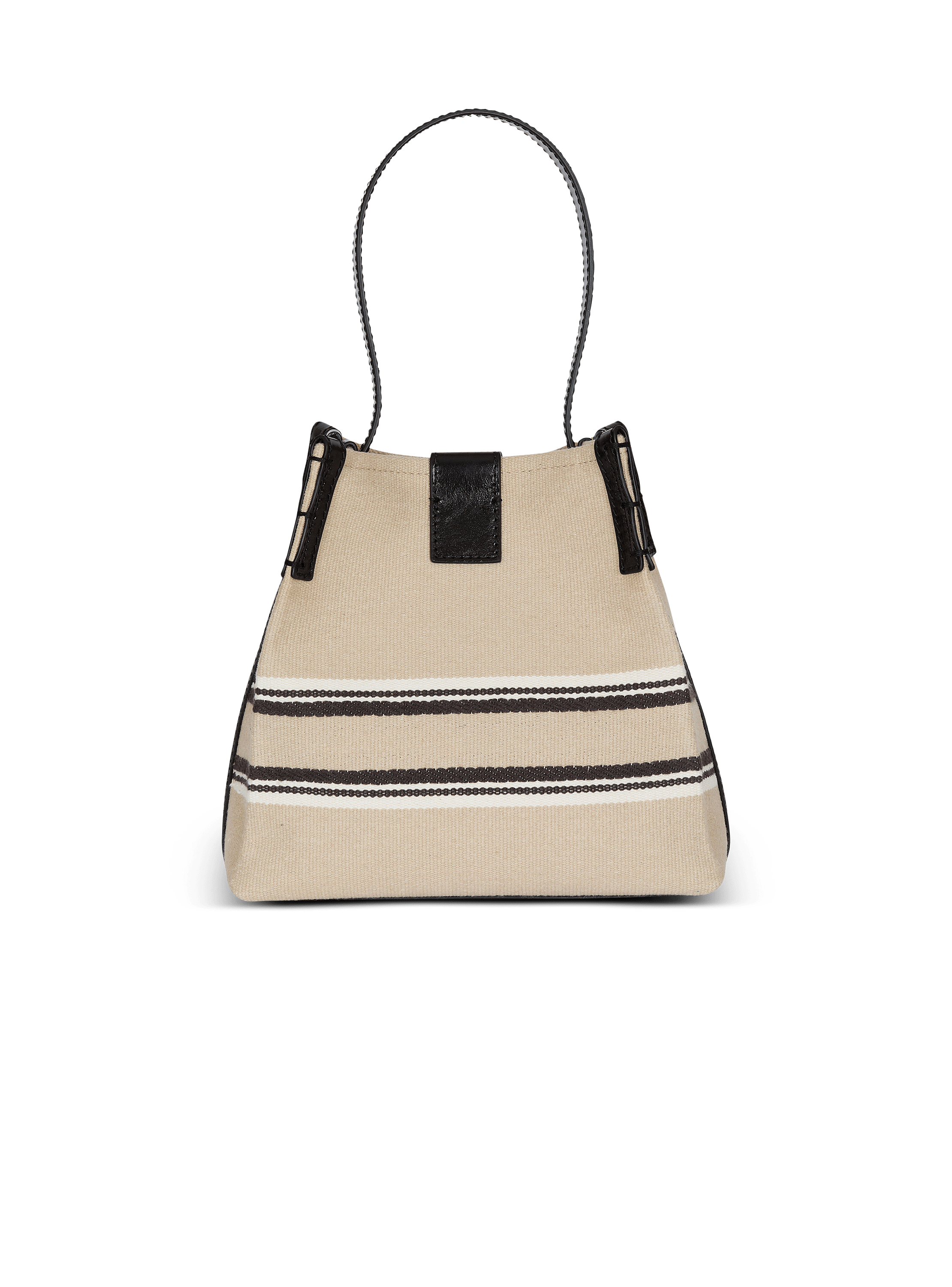 Release Bucket bag in canvas and calfskin