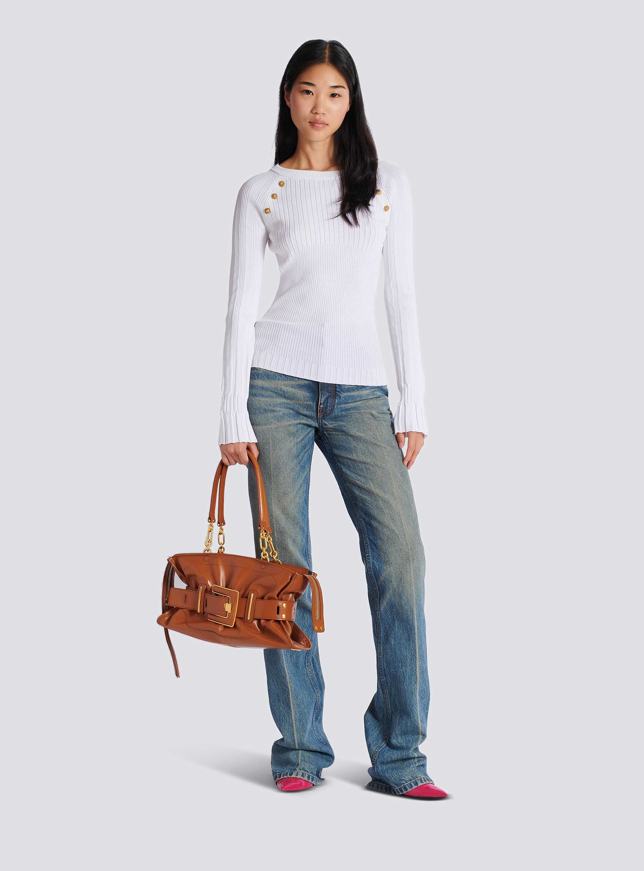 Calfskin leather Anthem bag