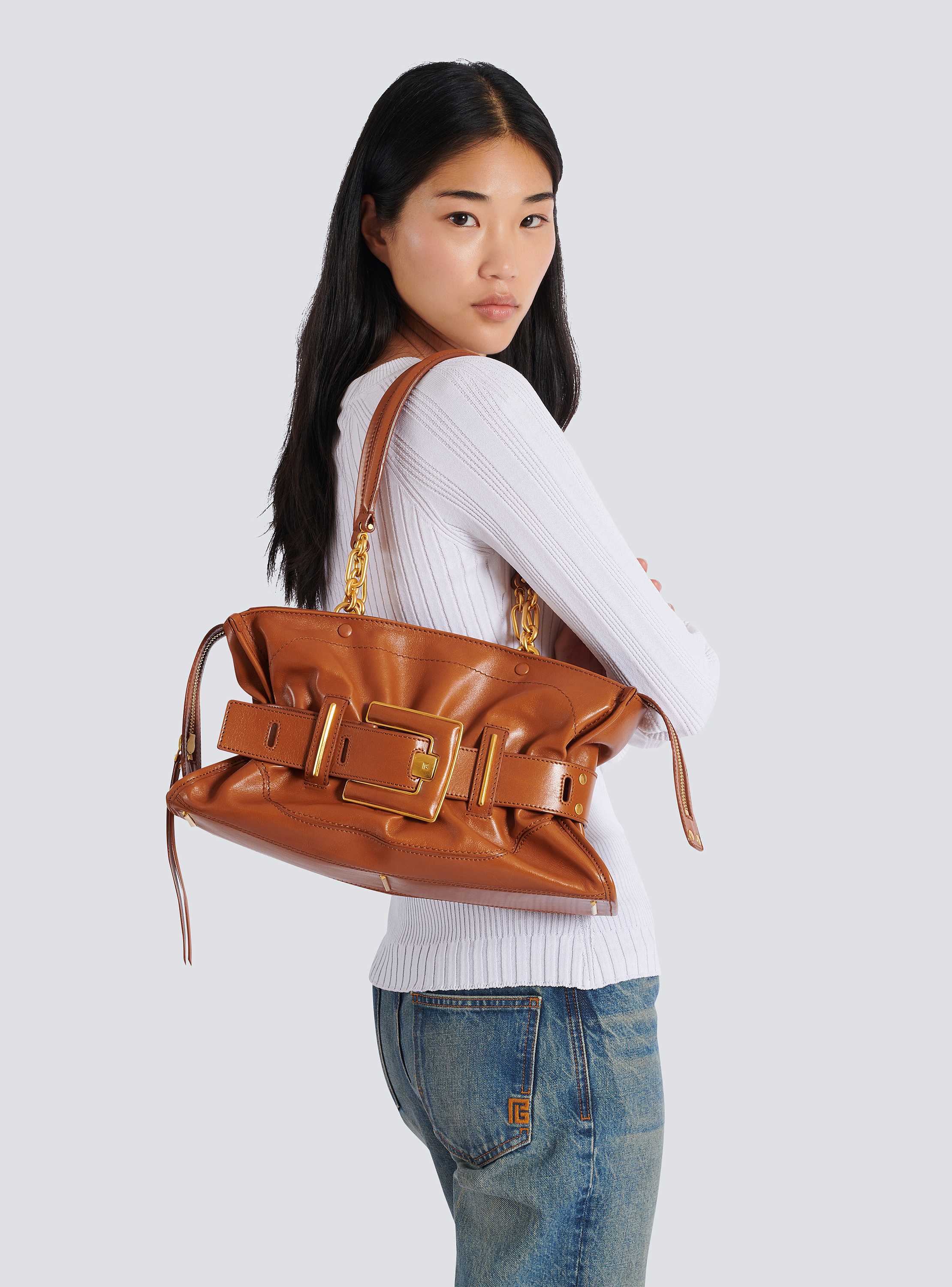 Calfskin leather Anthem bag