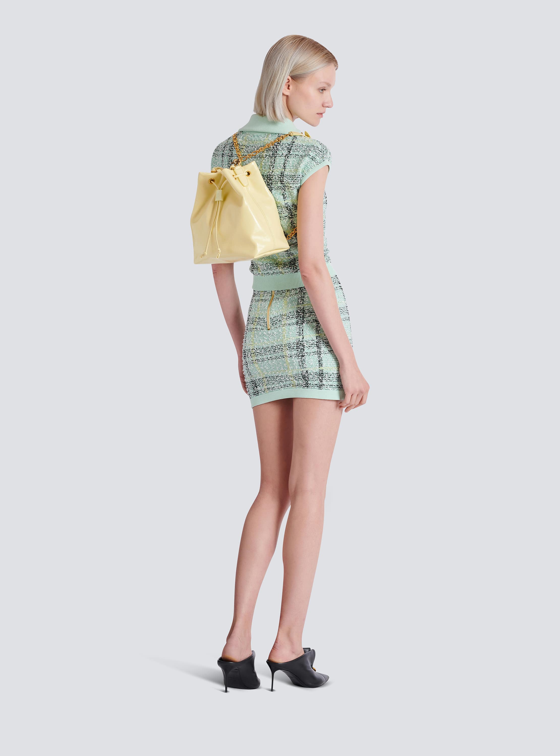 Pulse calfskin leather backpack