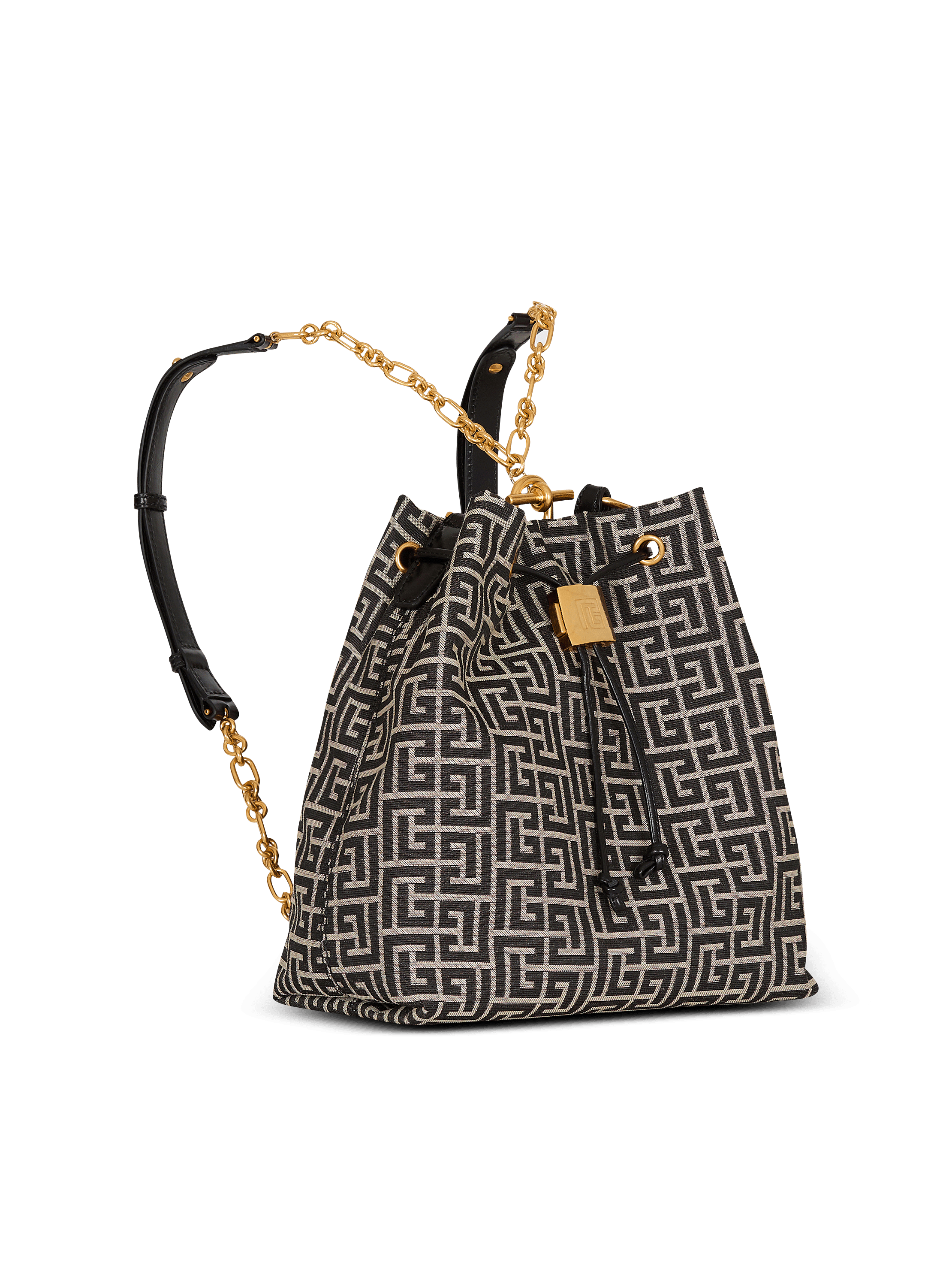 Pulse monogram jacquard backpack