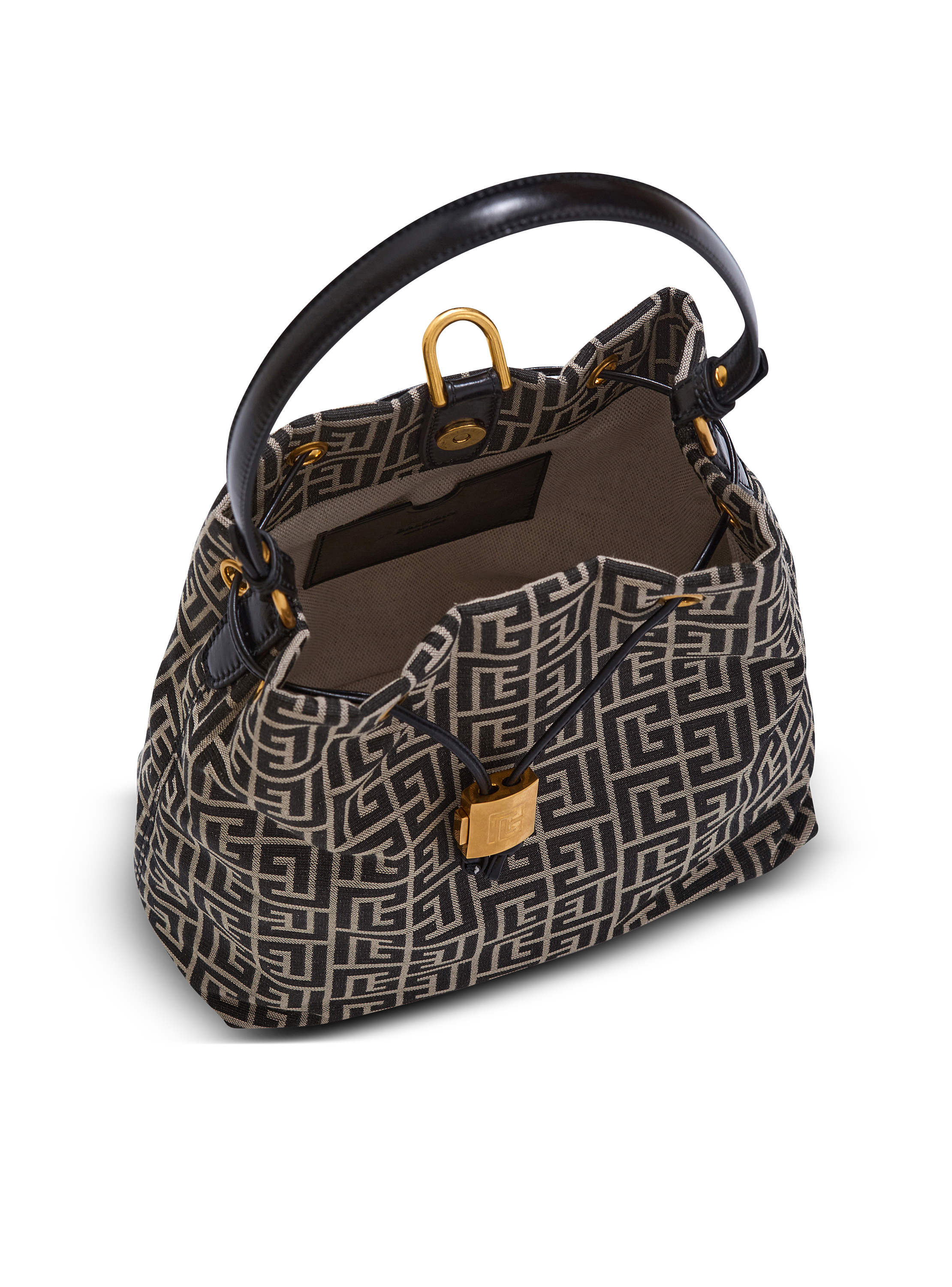 Pulse monogram jacquard backpack