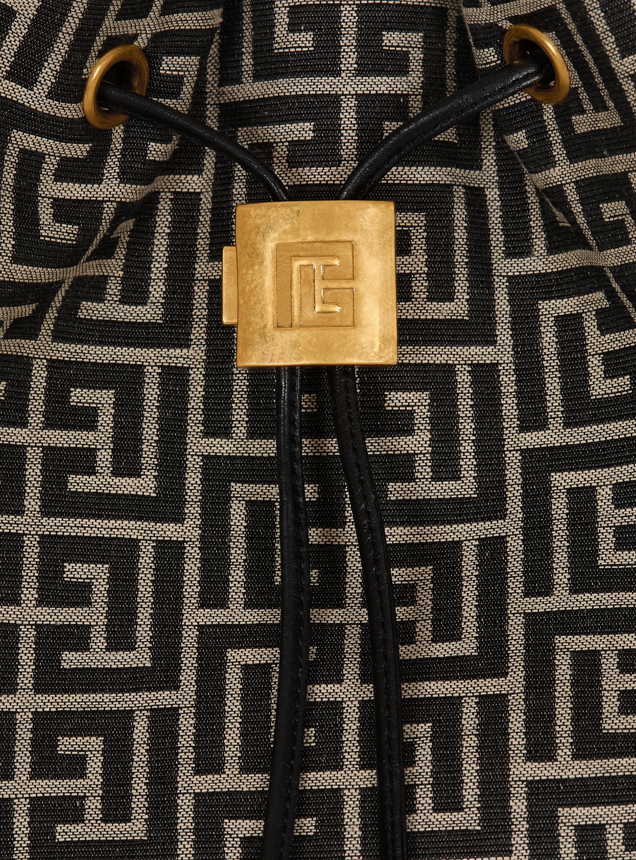 Pulse monogram jacquard backpack