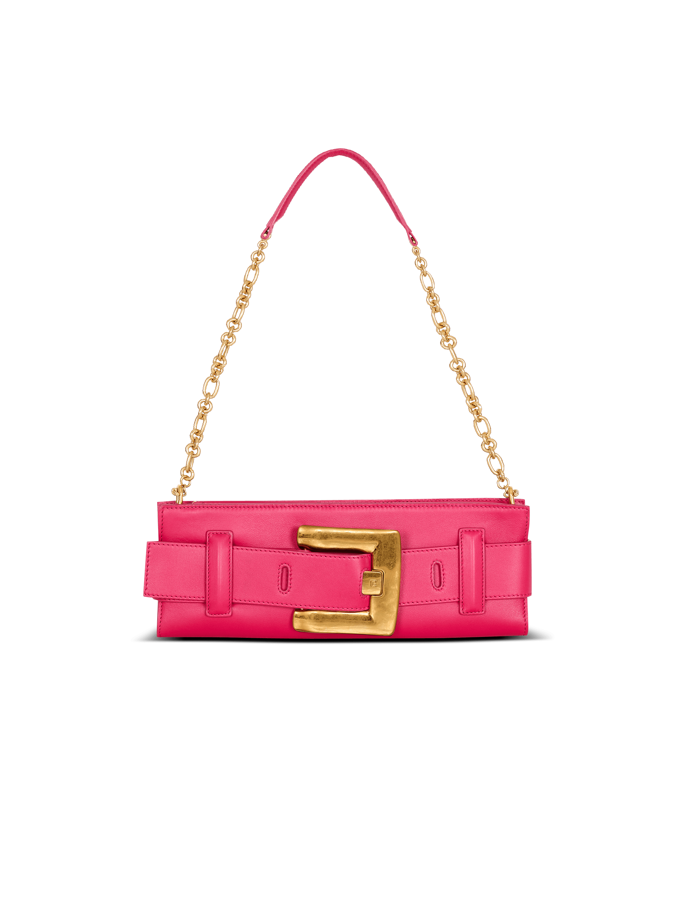 Anthem calfskin leather clutch