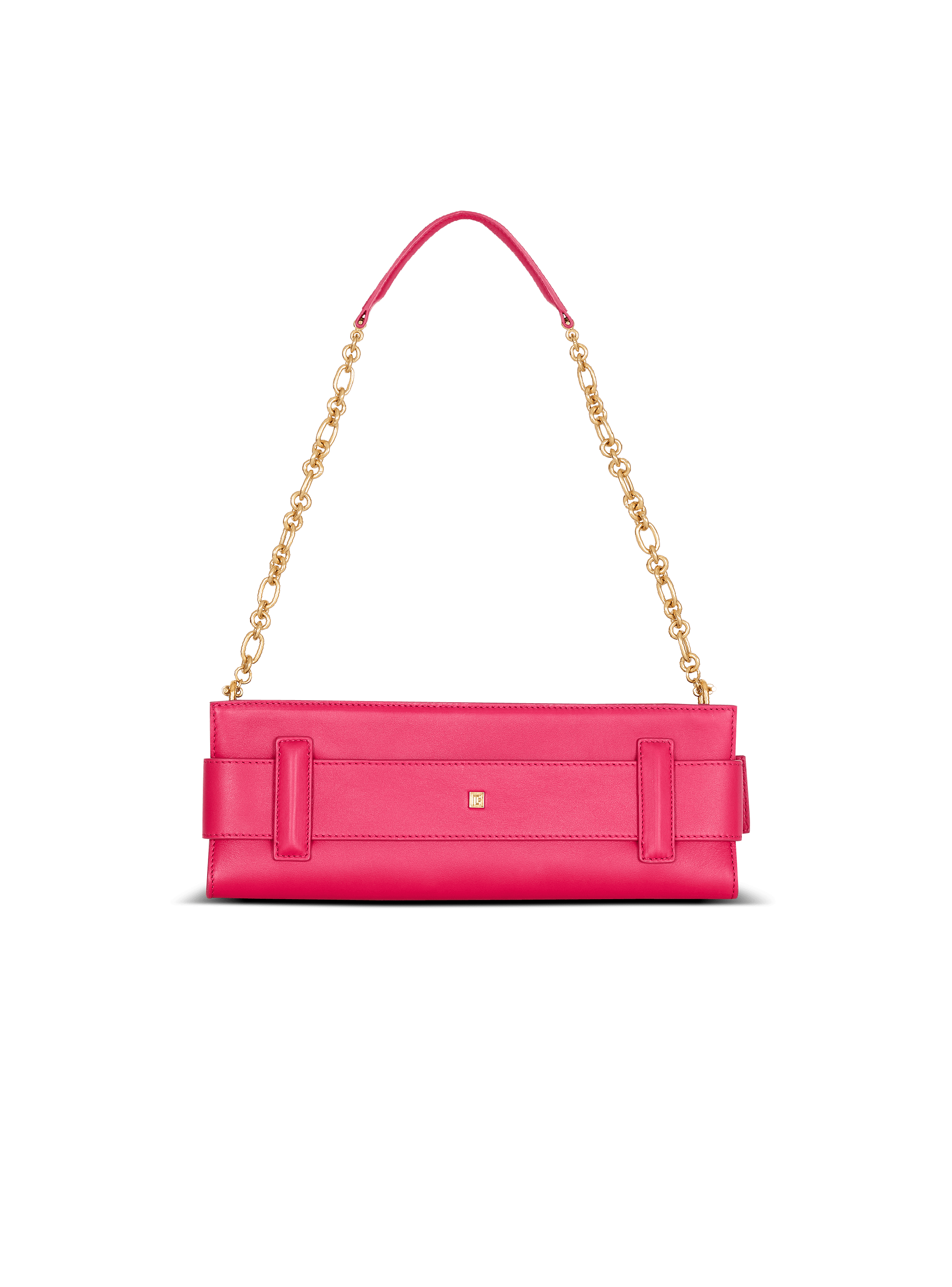 Anthem calfskin leather clutch