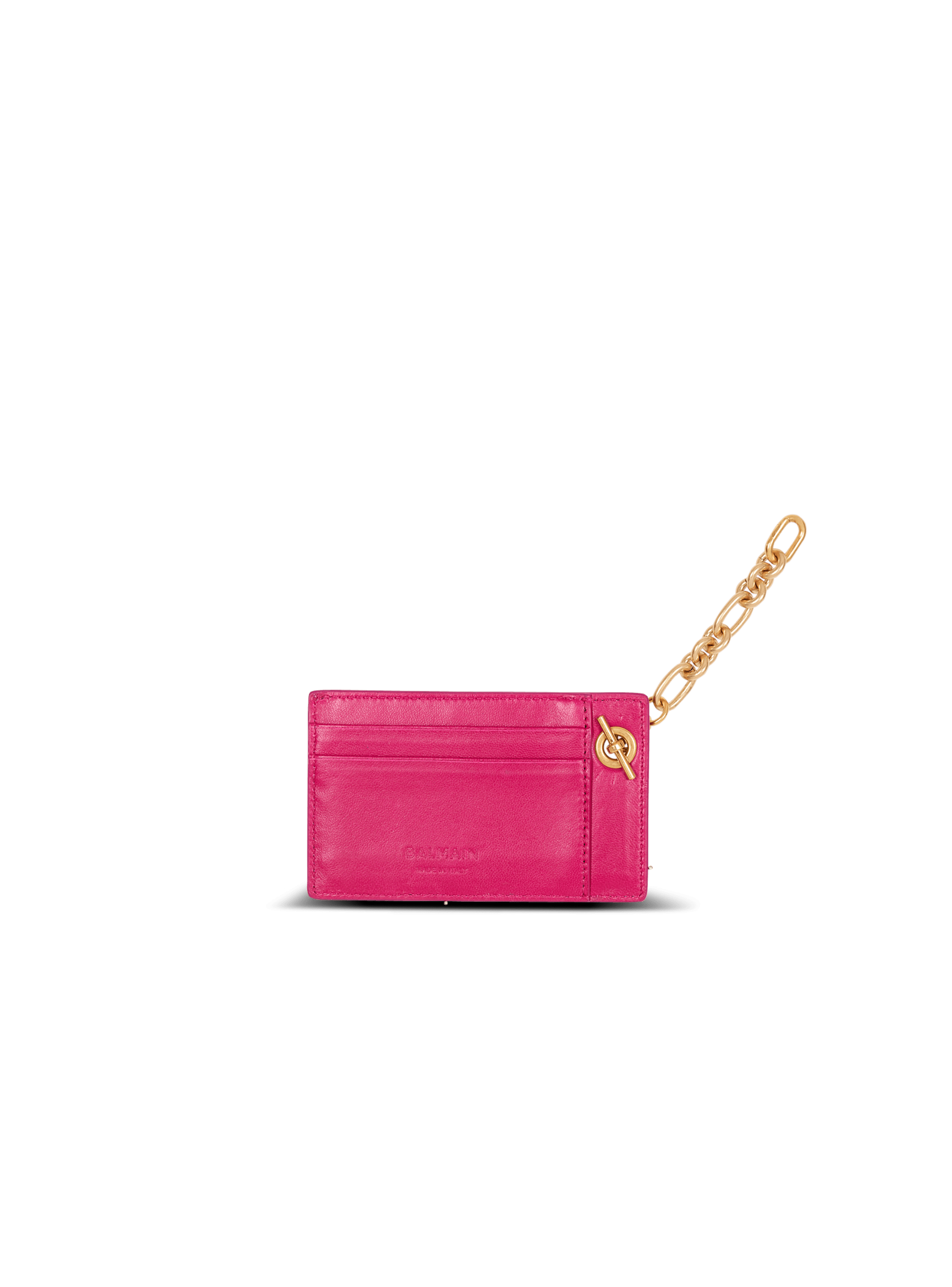 Pulse lambskin leather card holder