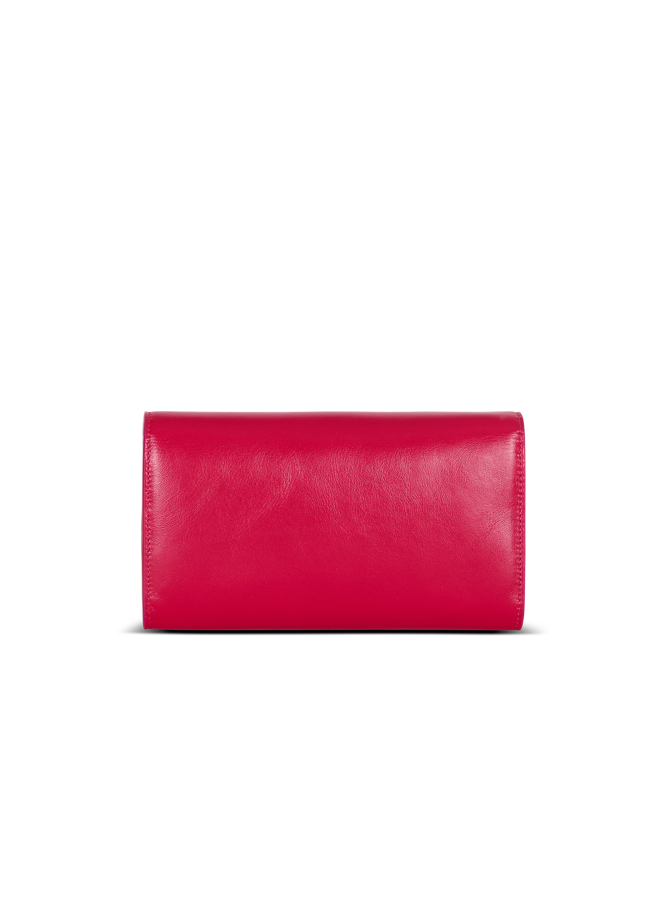 Shuffle calfskin wallet with chain