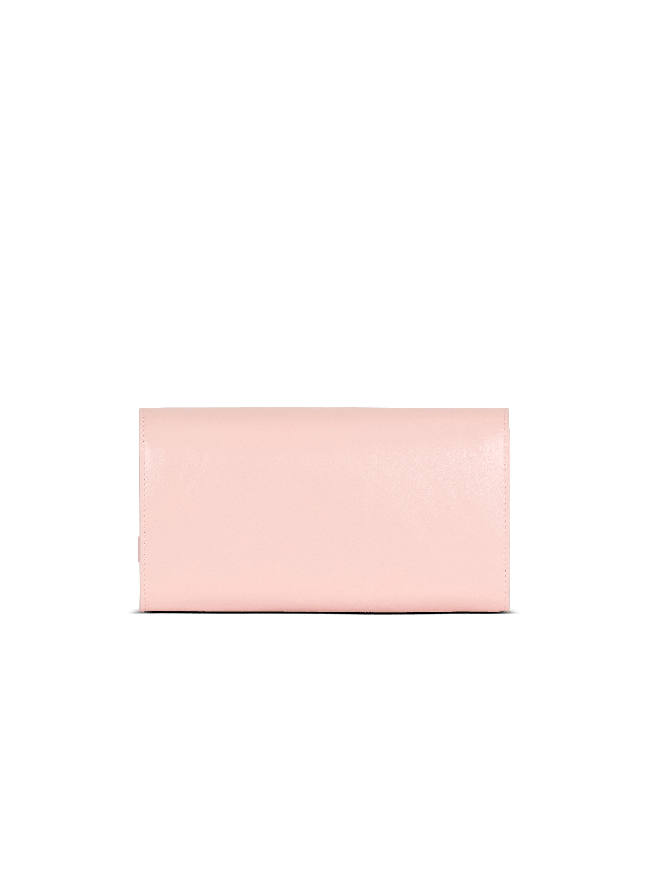 Shuffle calfskin wallet with chain