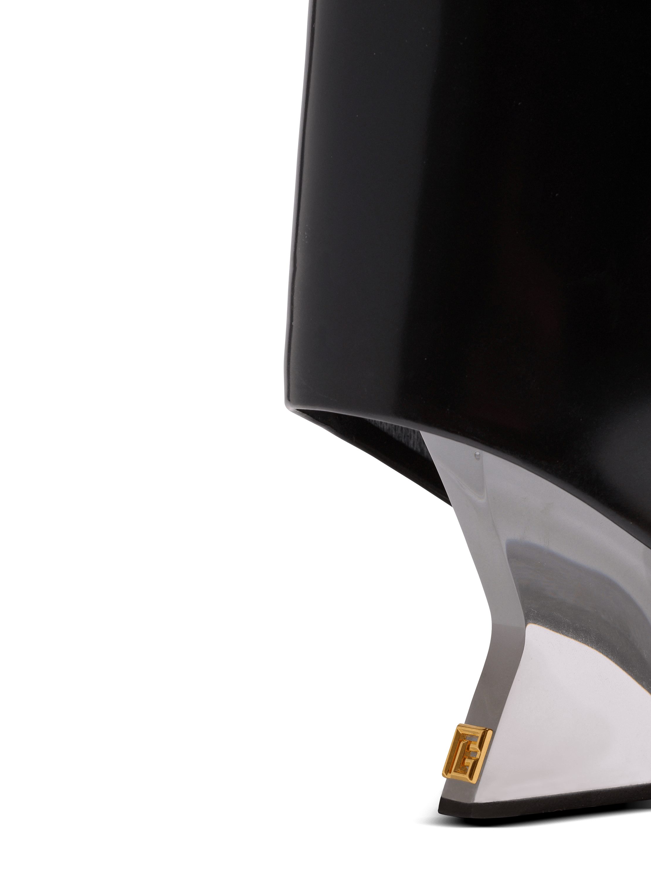 Wedge calfskin leather boots