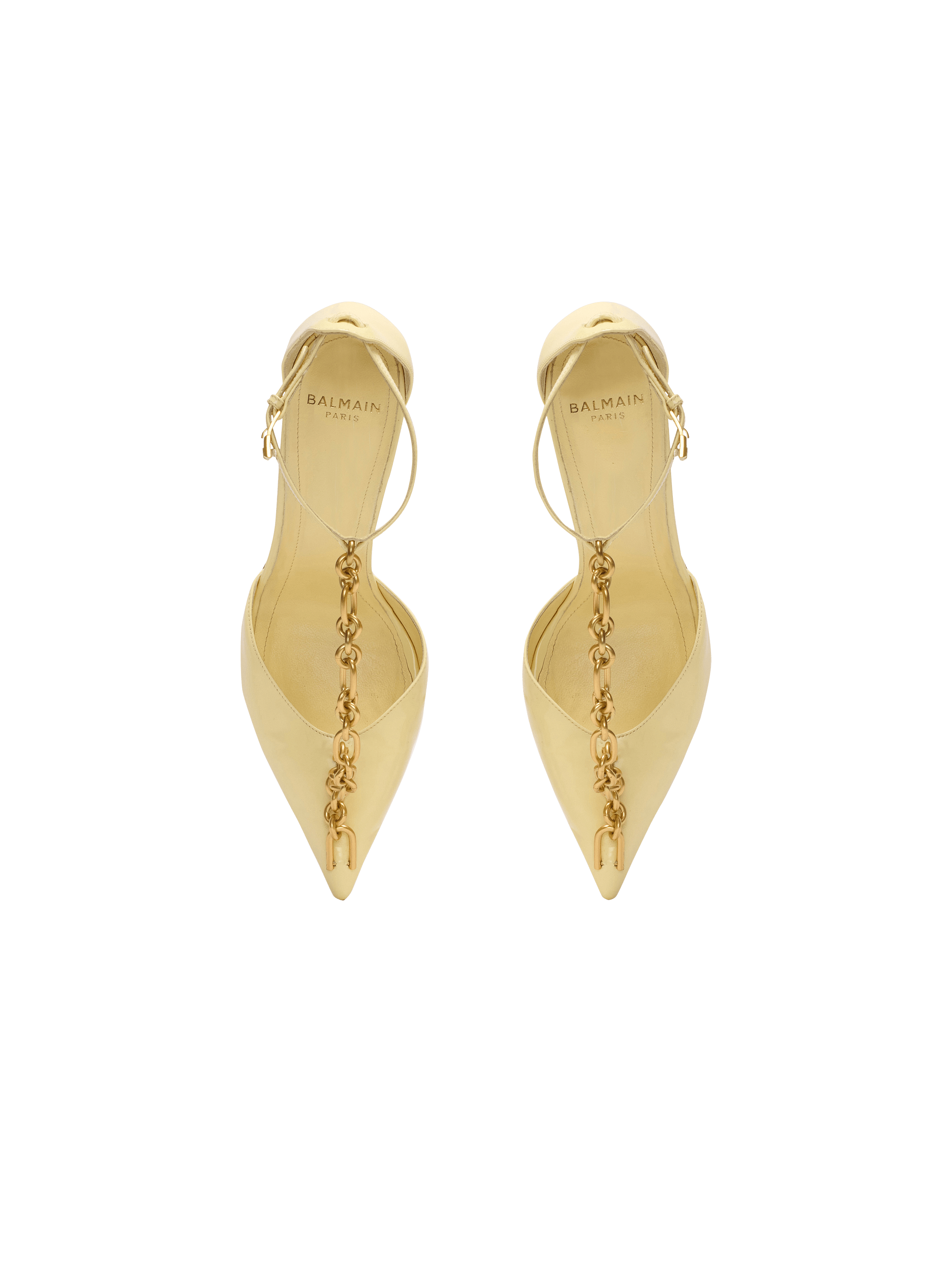 Sync patent leather stilettos