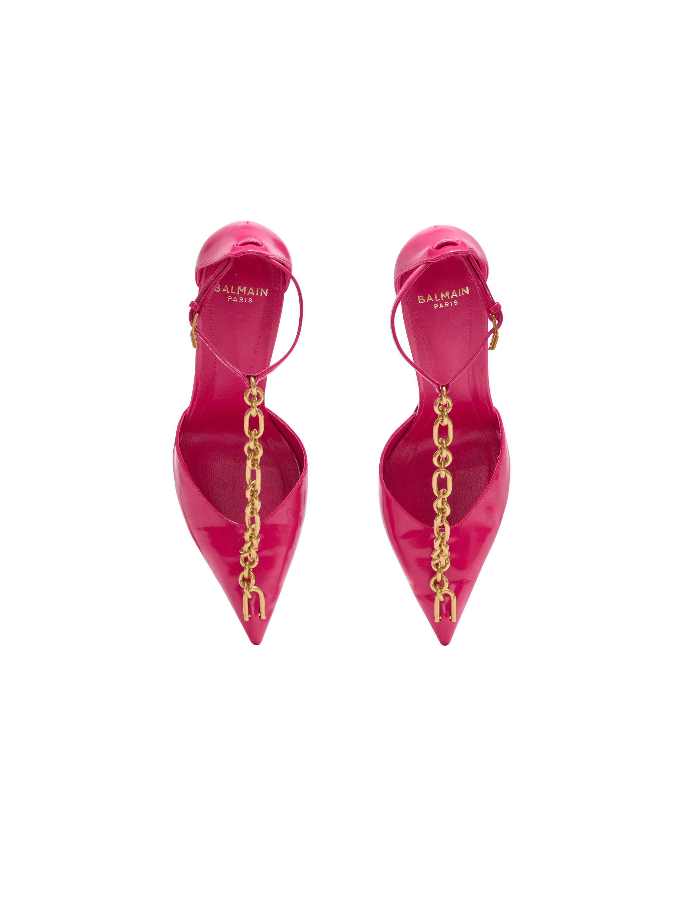 Sync patent leather stilettos