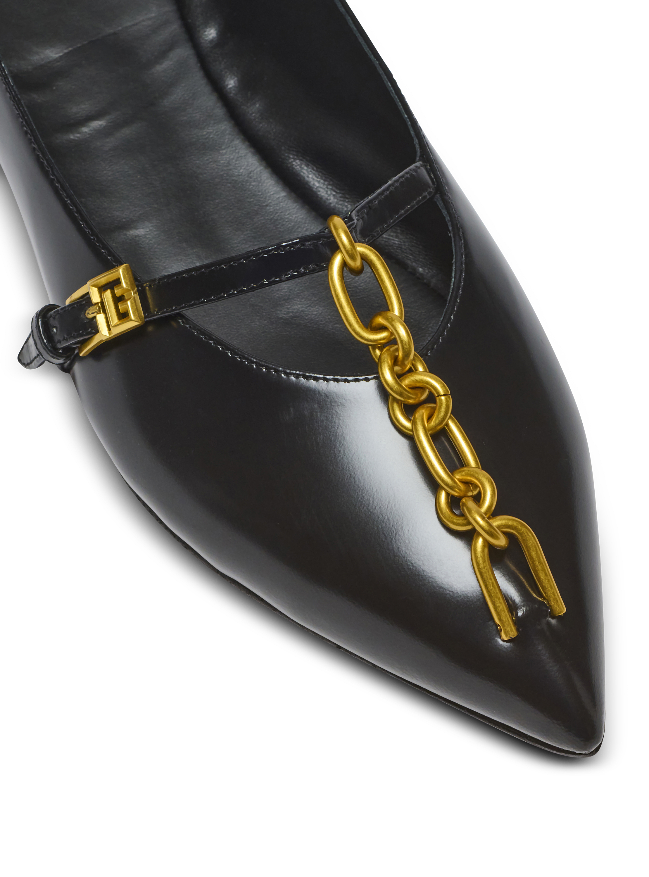 Shiny lambskin Sync ballet flats