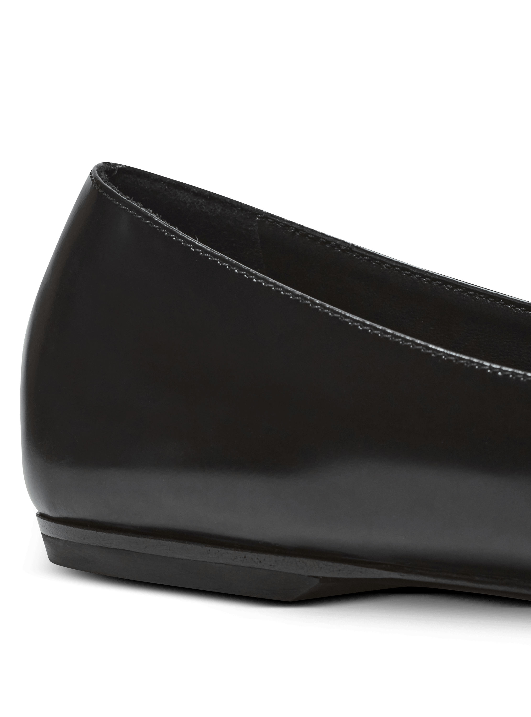 Shiny lambskin Sync ballet flats