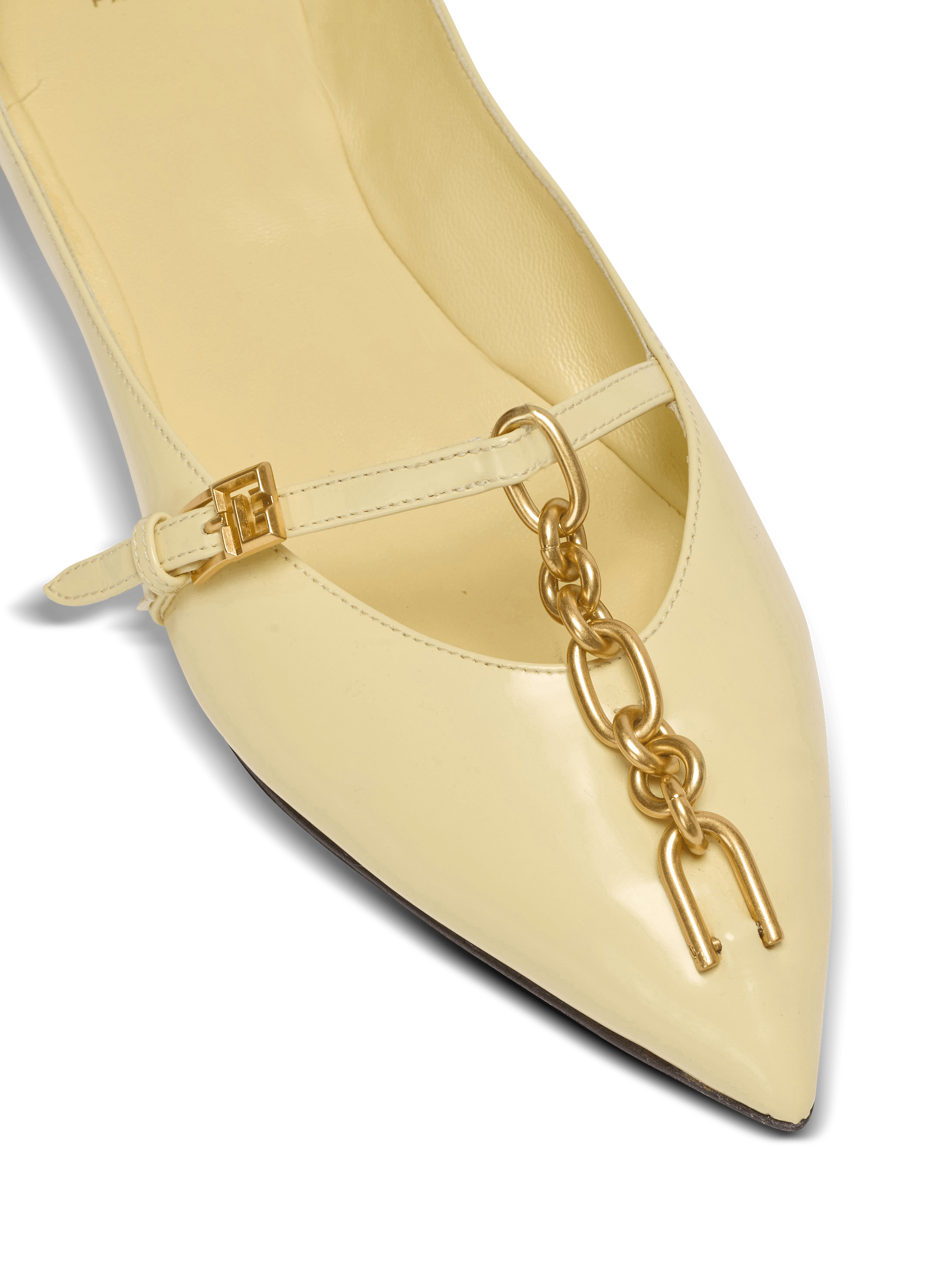 Shiny lambskin Sync ballet flats