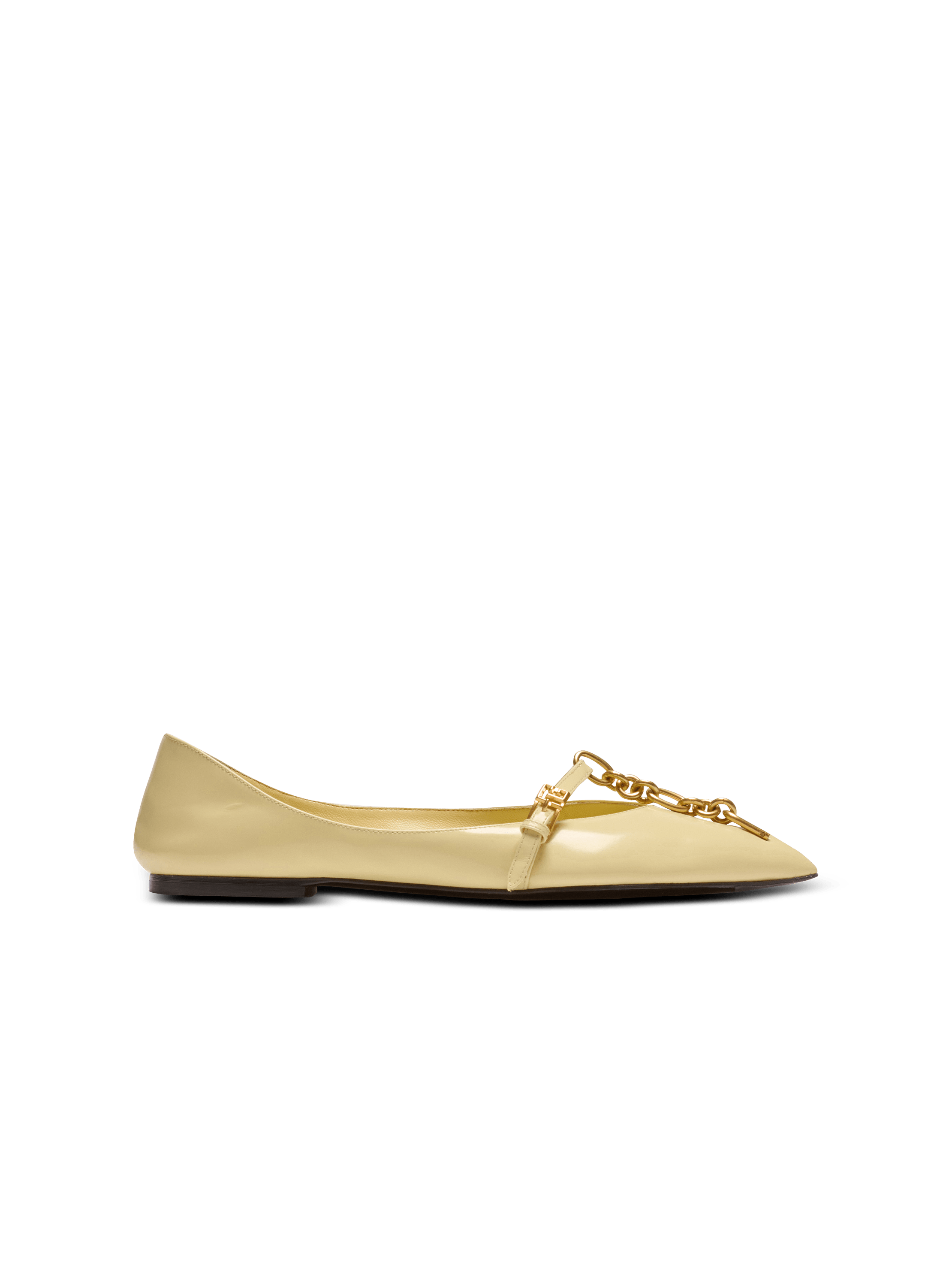 Shiny lambskin Sync ballet flats