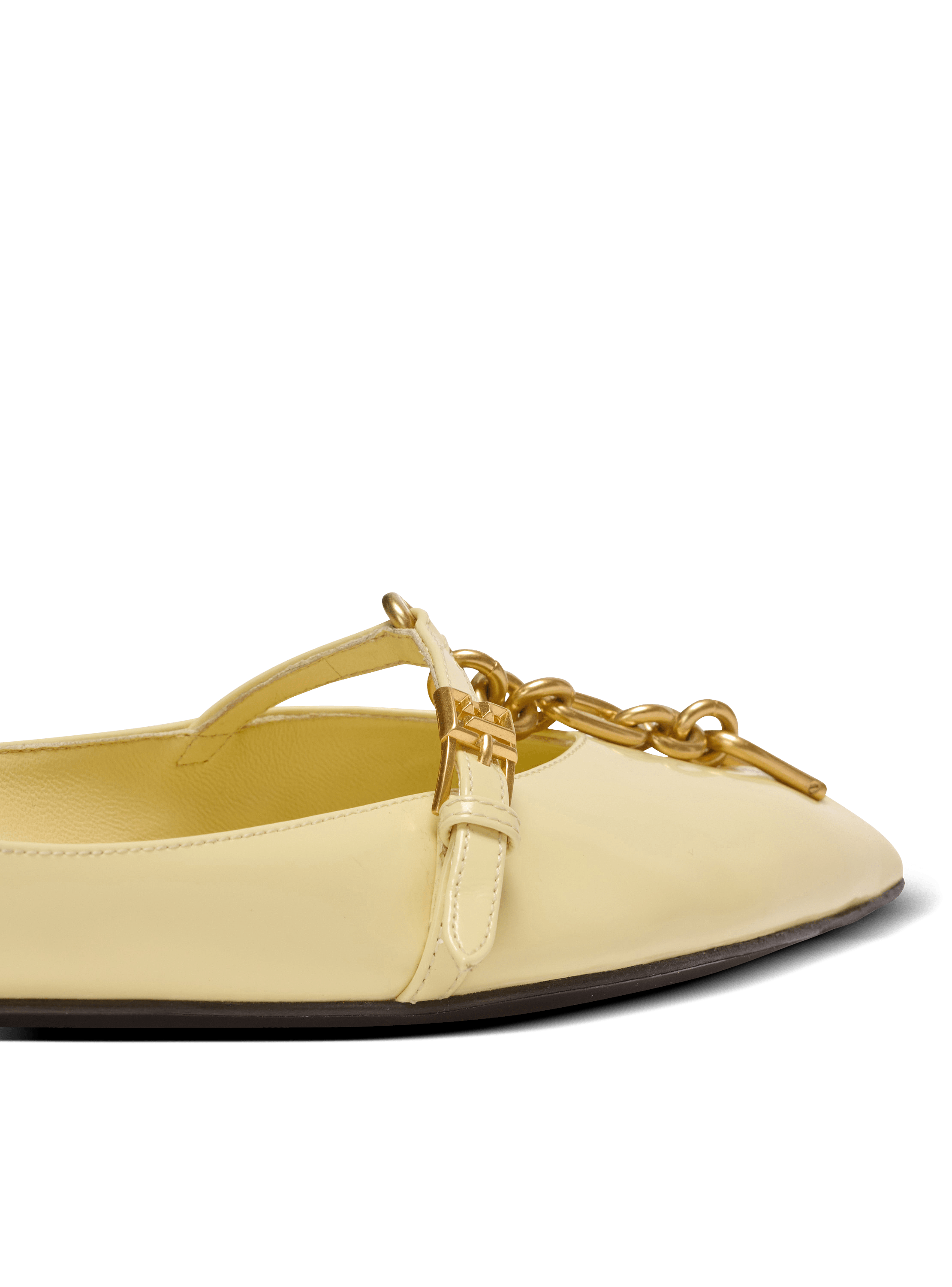 Shiny lambskin Sync ballet flats