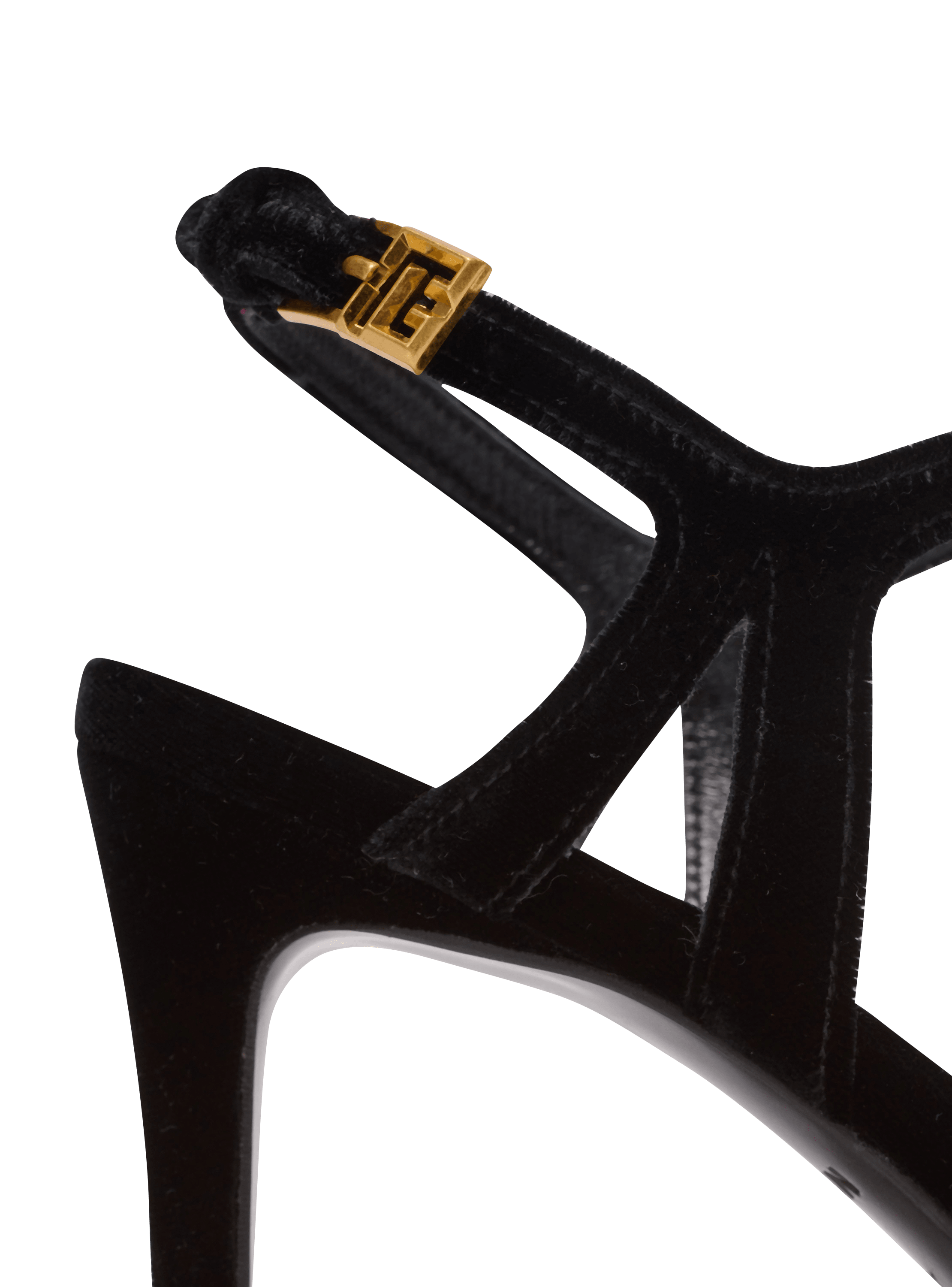 Velvet platform Sync sandals