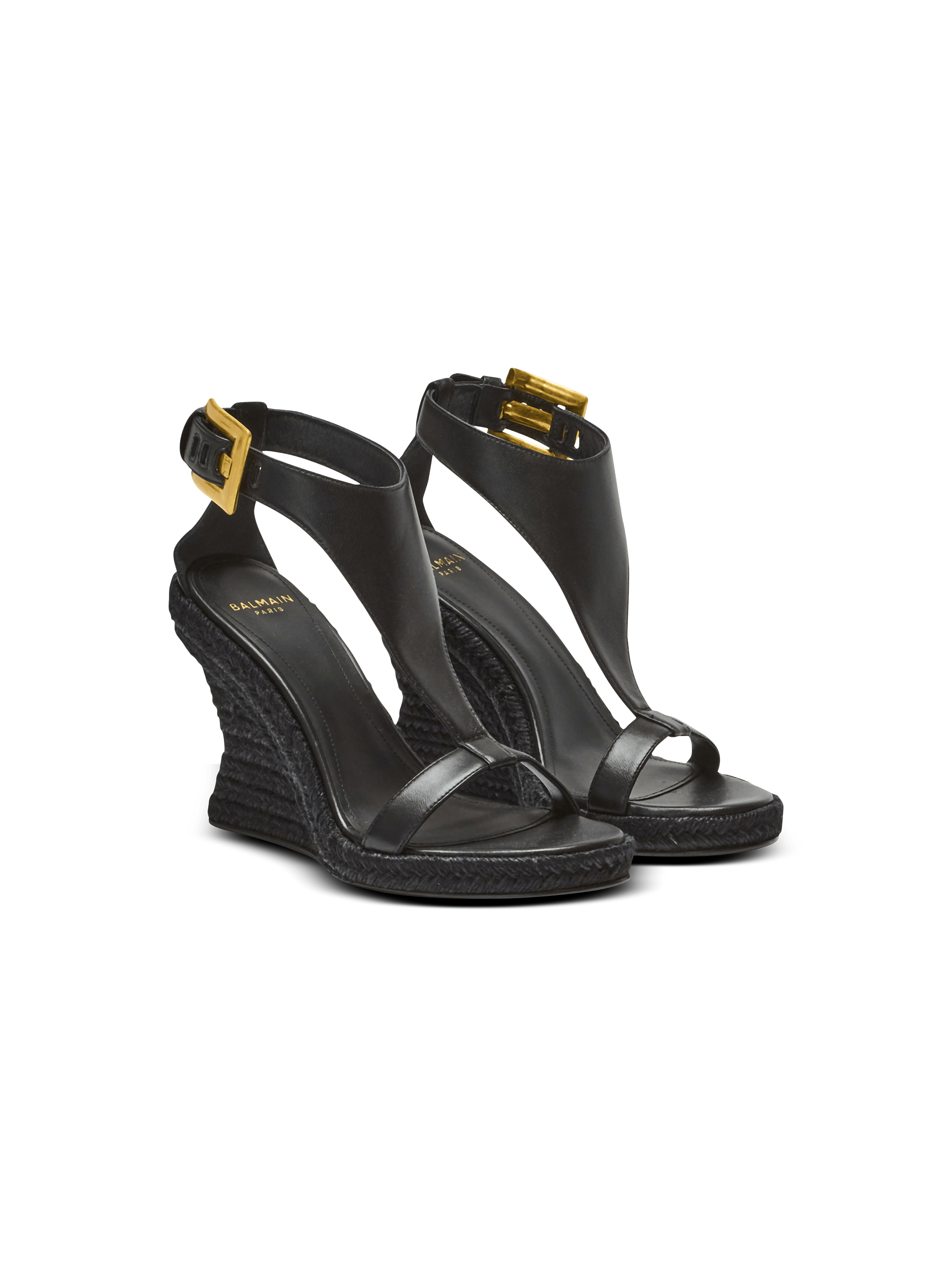 Anthem wedge lambskin espadrilles