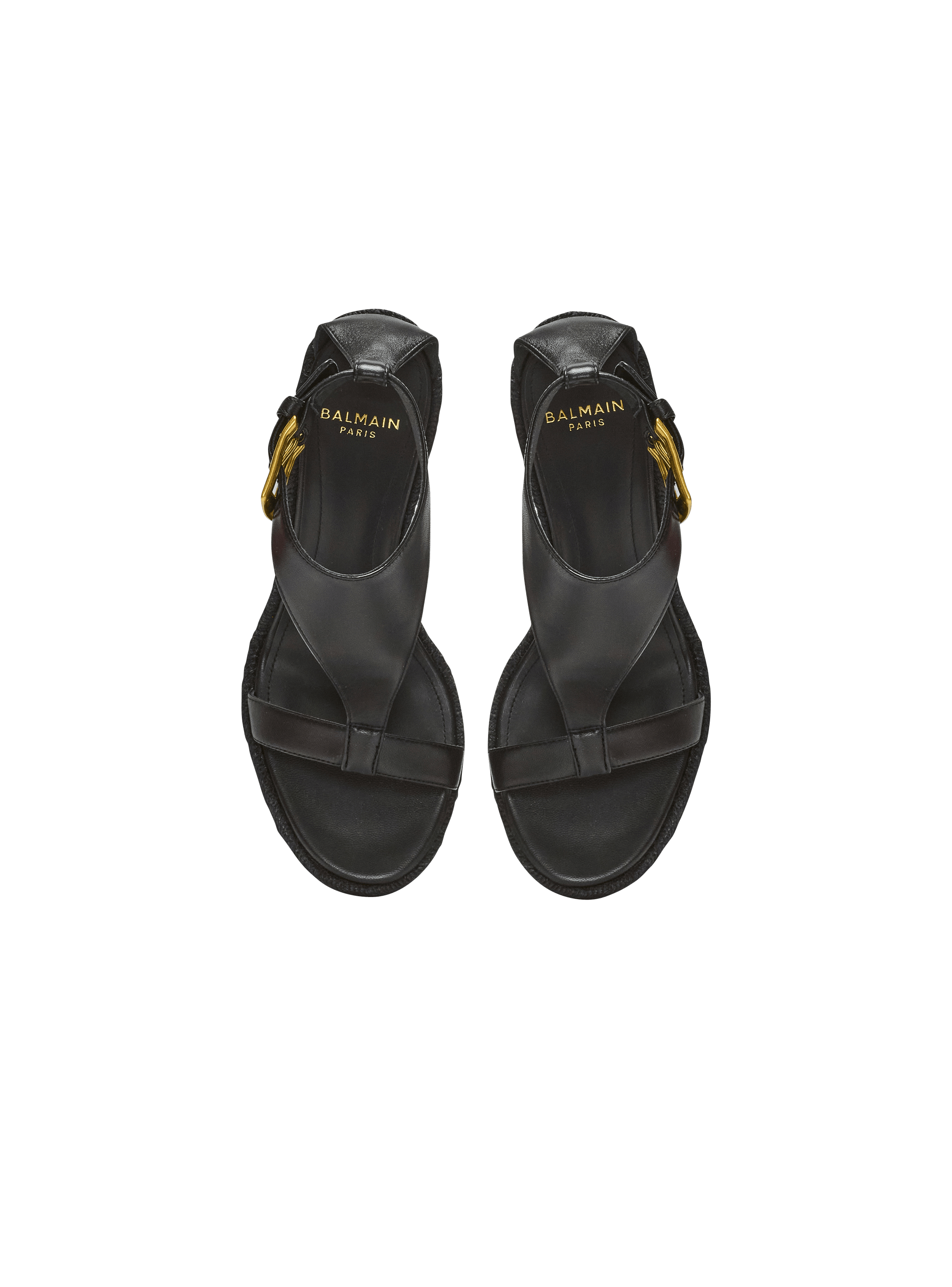 Anthem wedge lambskin espadrilles