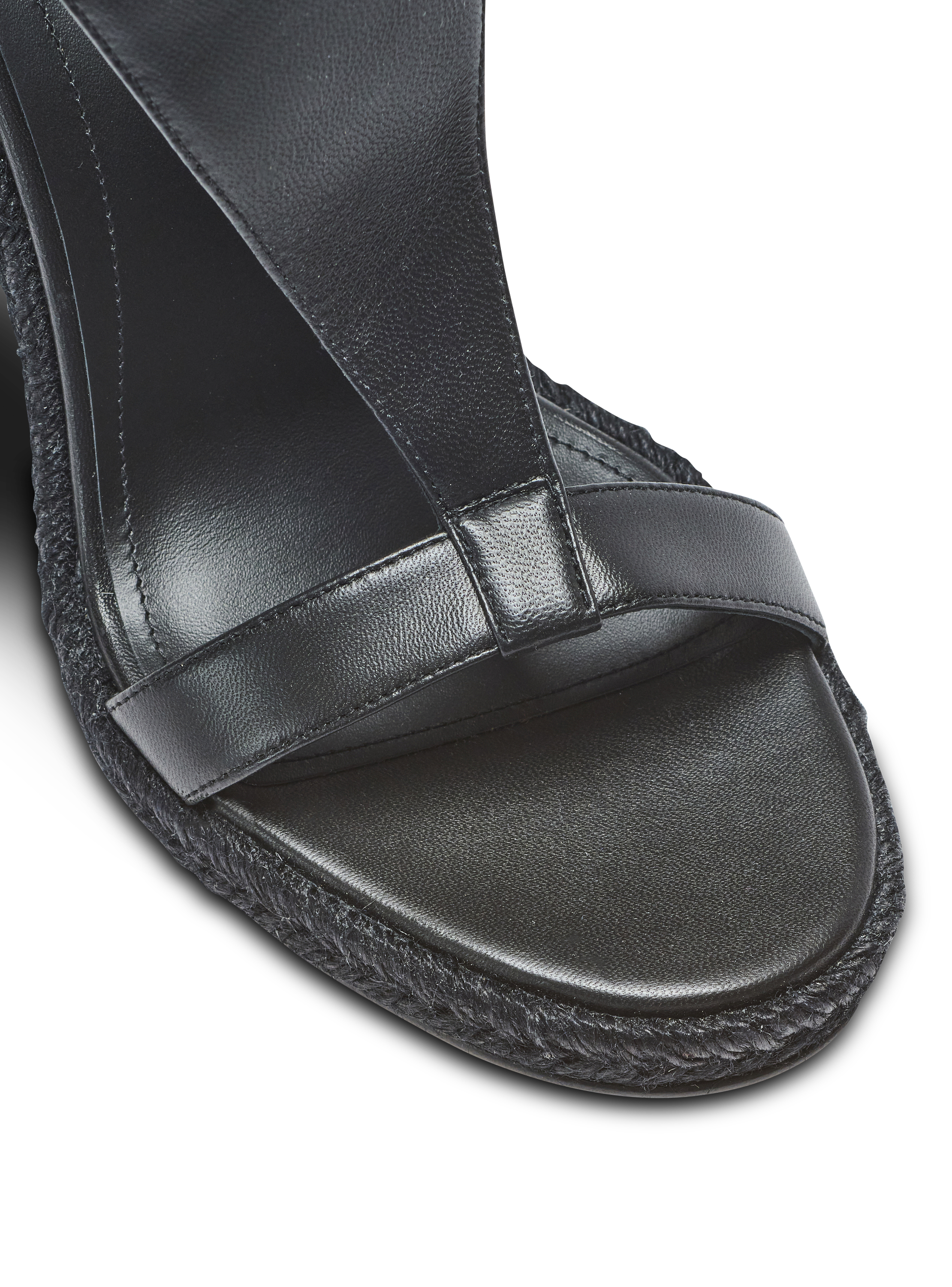 Anthem wedge lambskin espadrilles