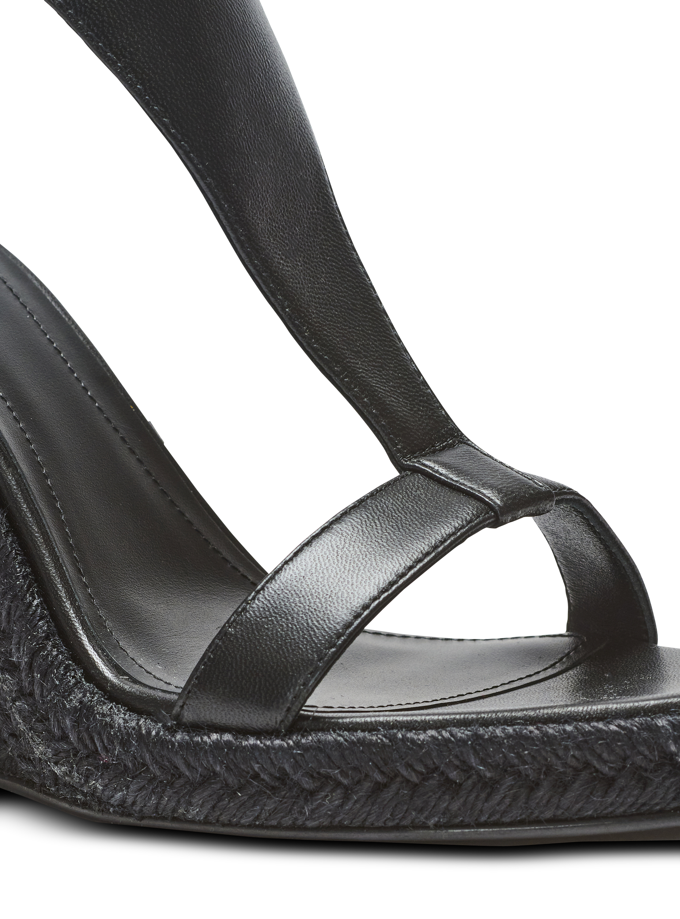 Anthem wedge lambskin espadrilles