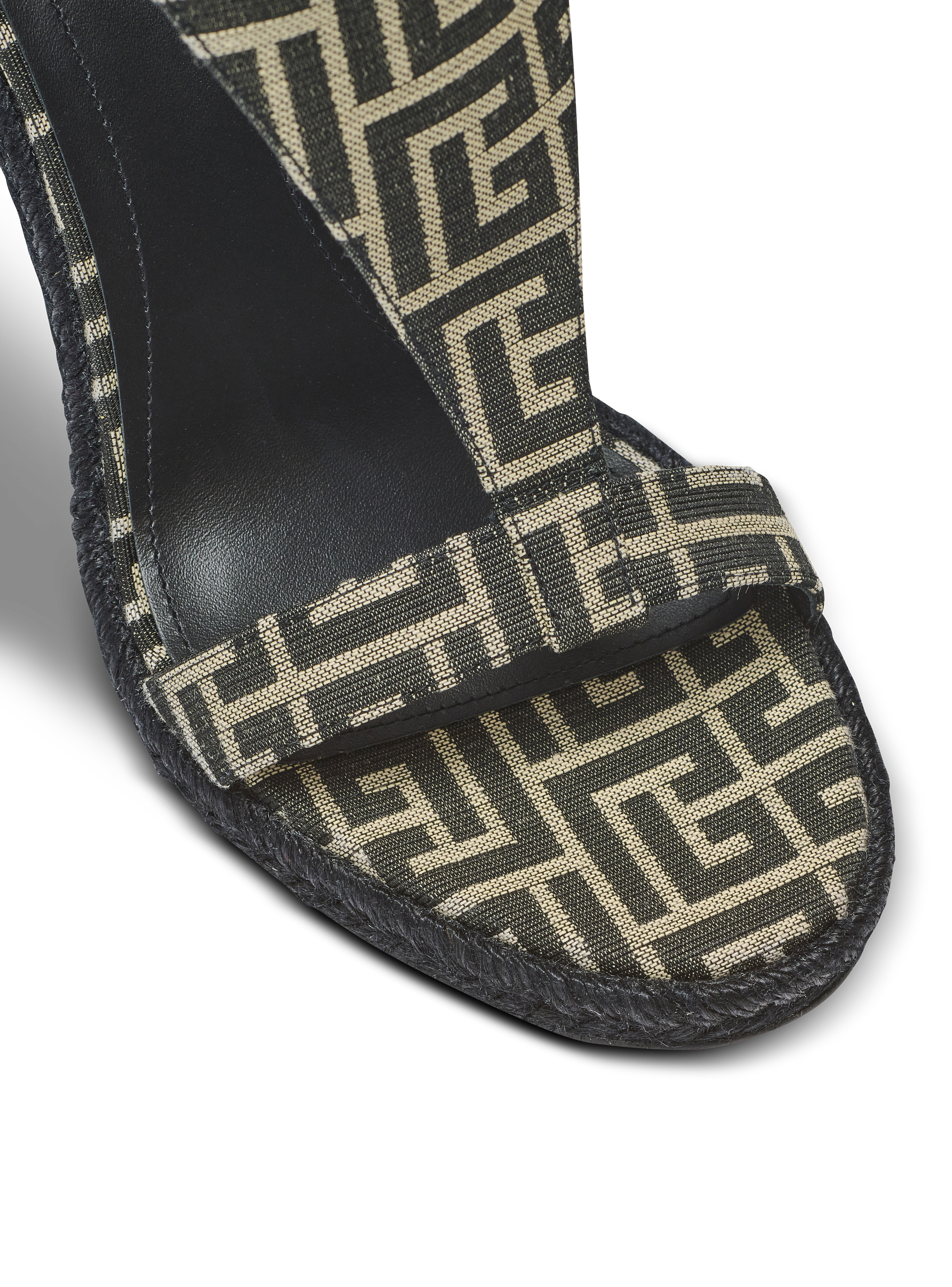 Anthem wedge espadrilles in monogram jacquard 