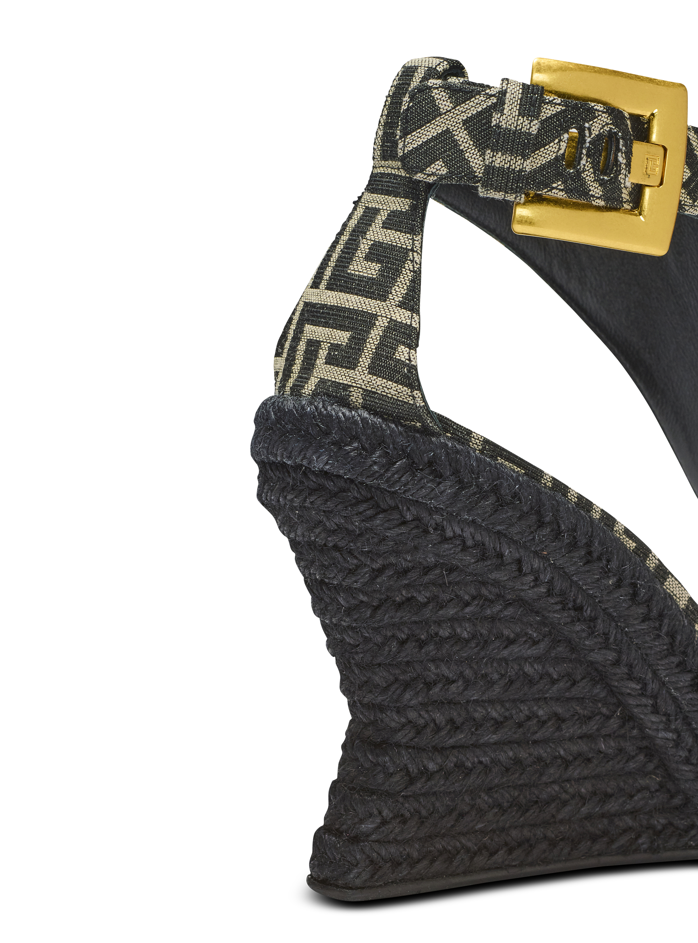 Anthem wedge espadrilles in monogram jacquard 