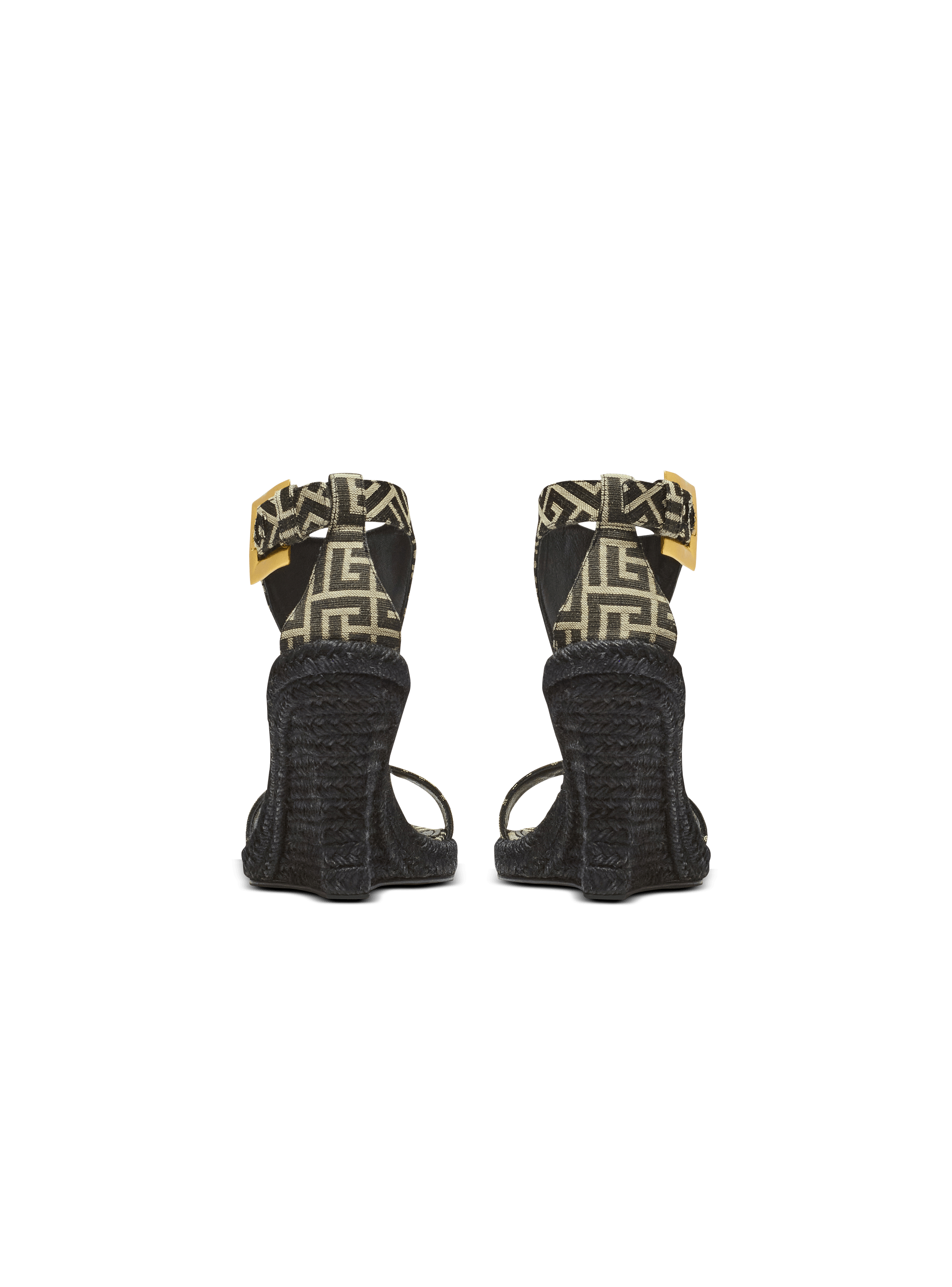 Anthem wedge espadrilles in monogram jacquard 