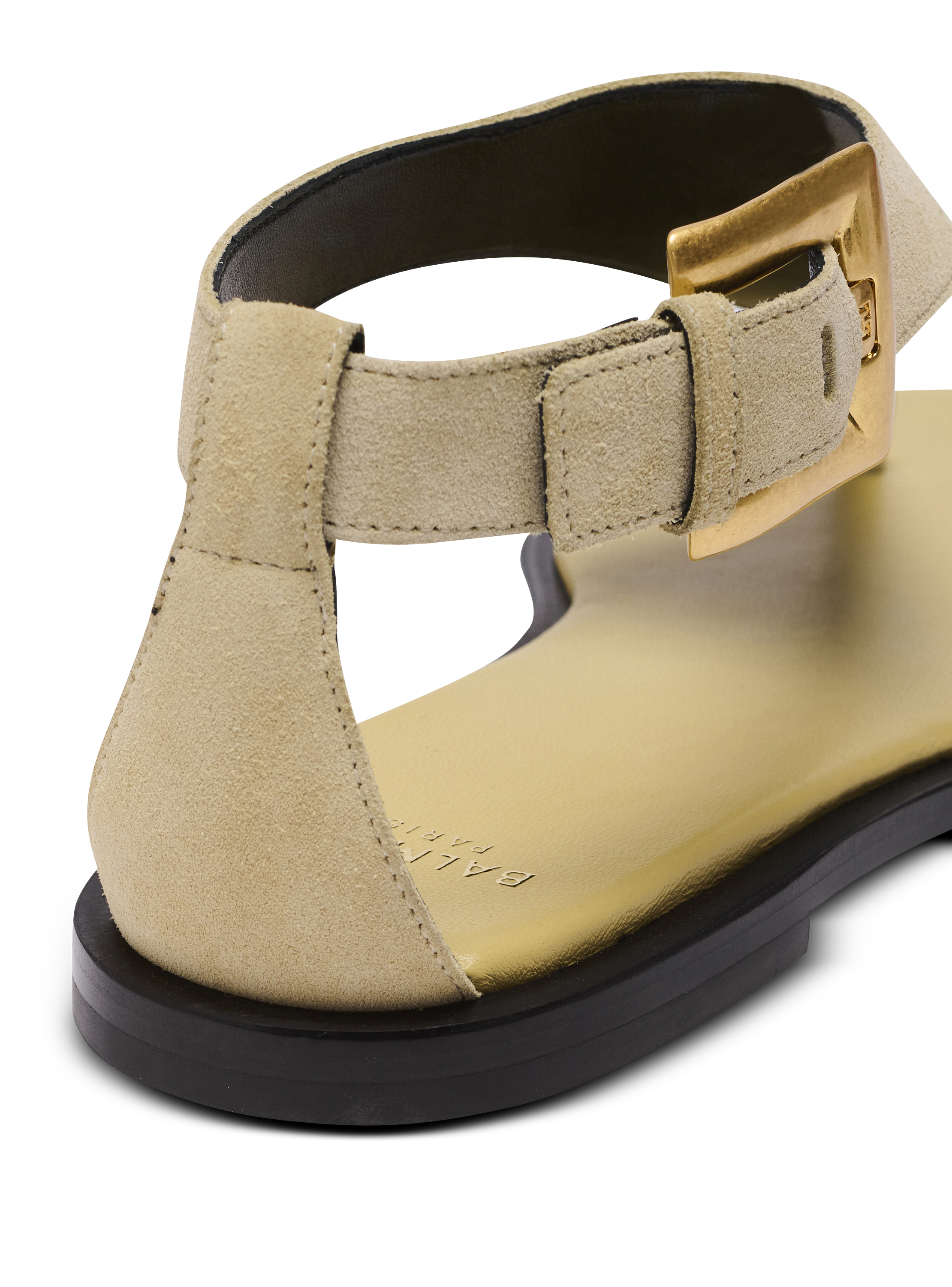 Anthem flat toe-post sandals in suede