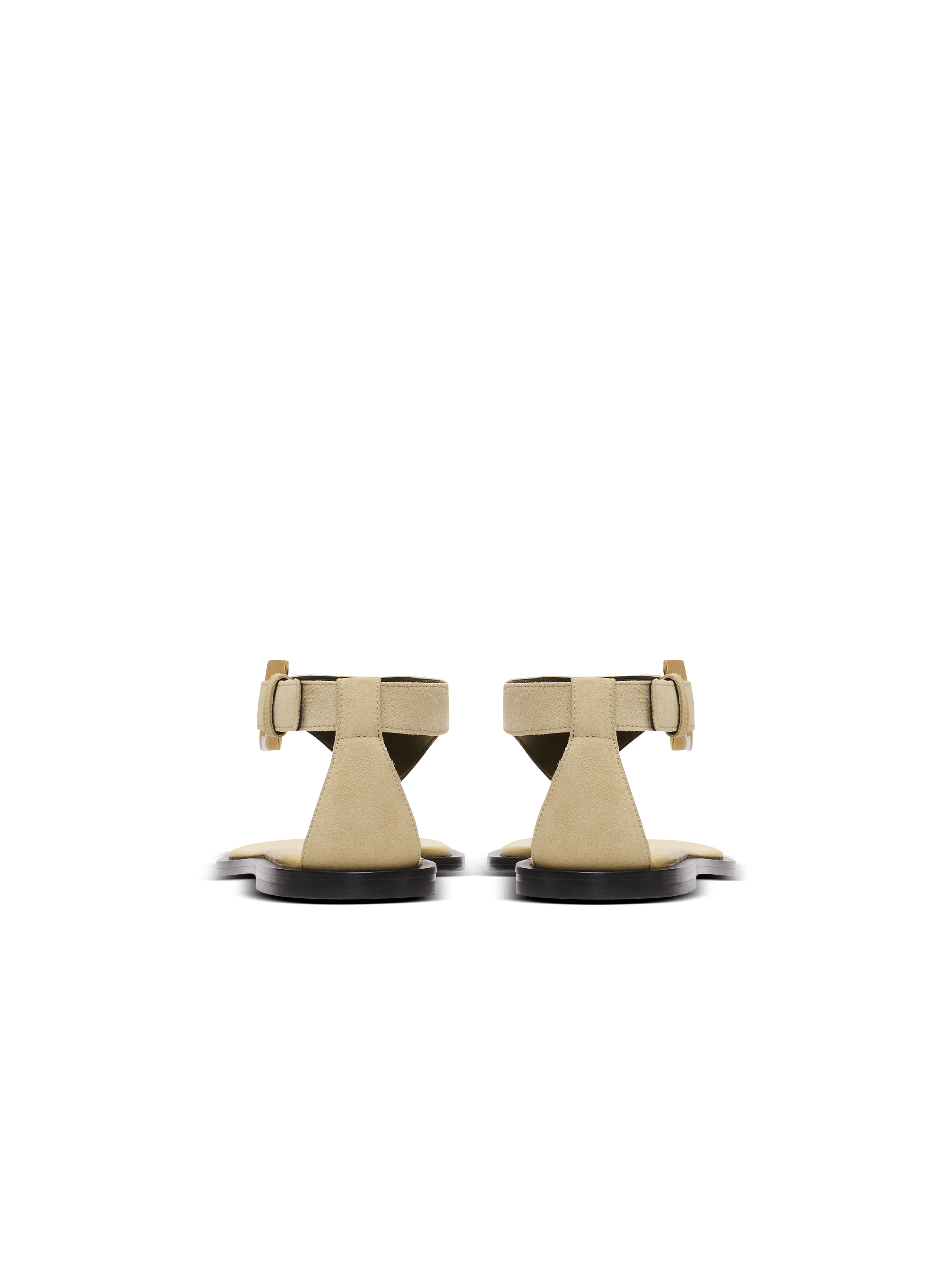 Anthem flat toe-post sandals in suede