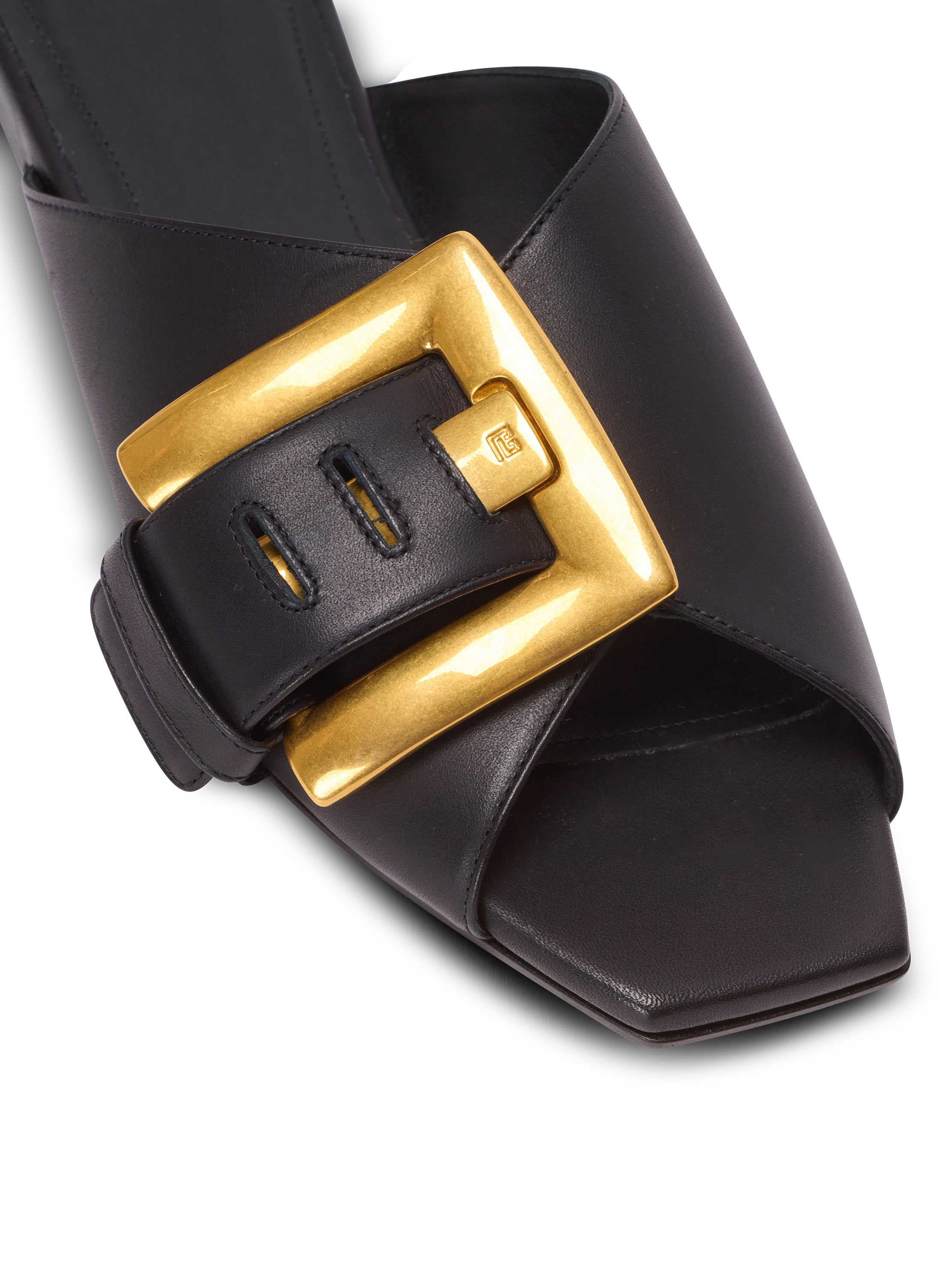 Anthem flat calfskin leather sandals