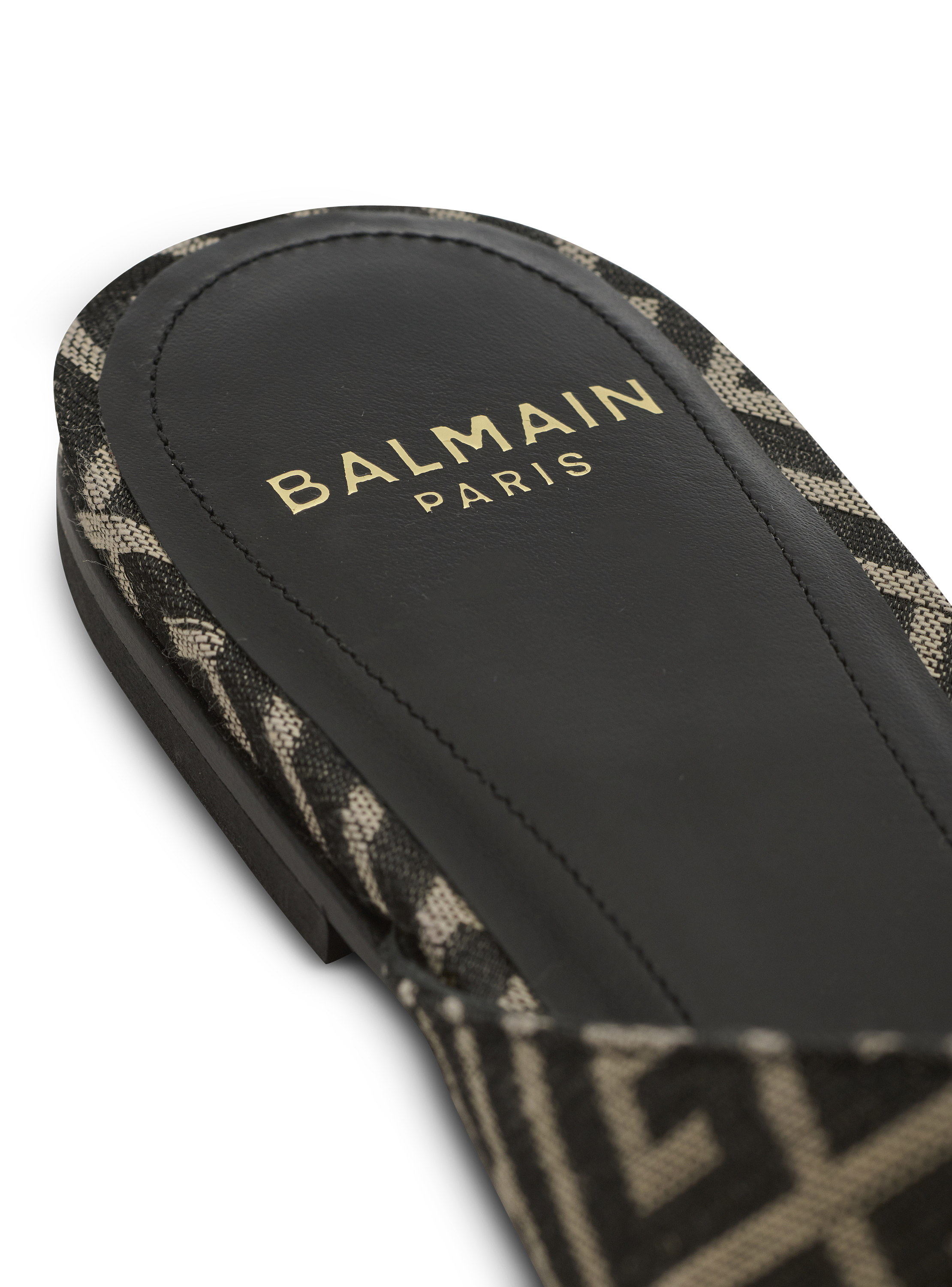 Flat monogram jacquard Anthem sandals