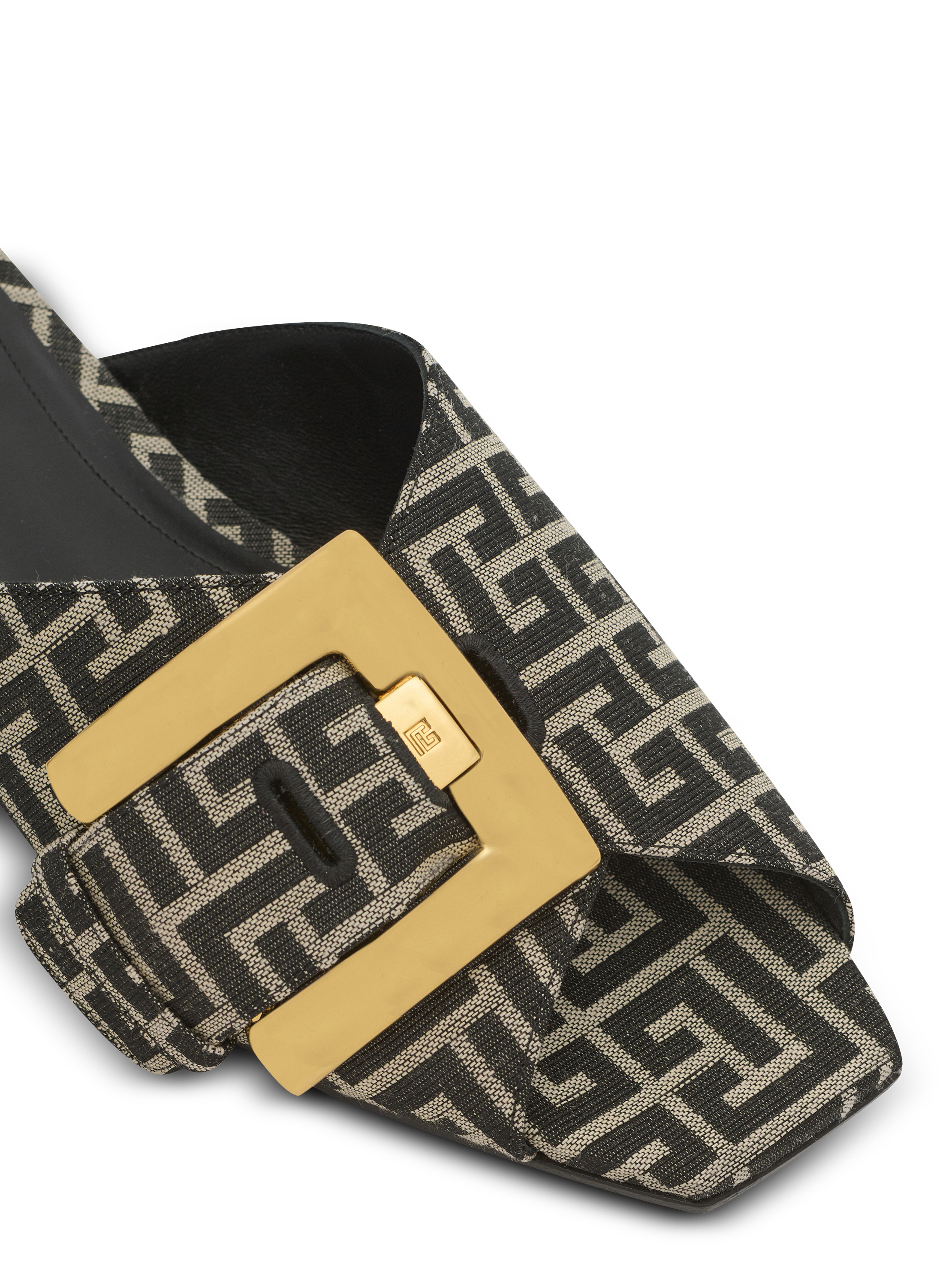 Flat monogram jacquard Anthem sandals