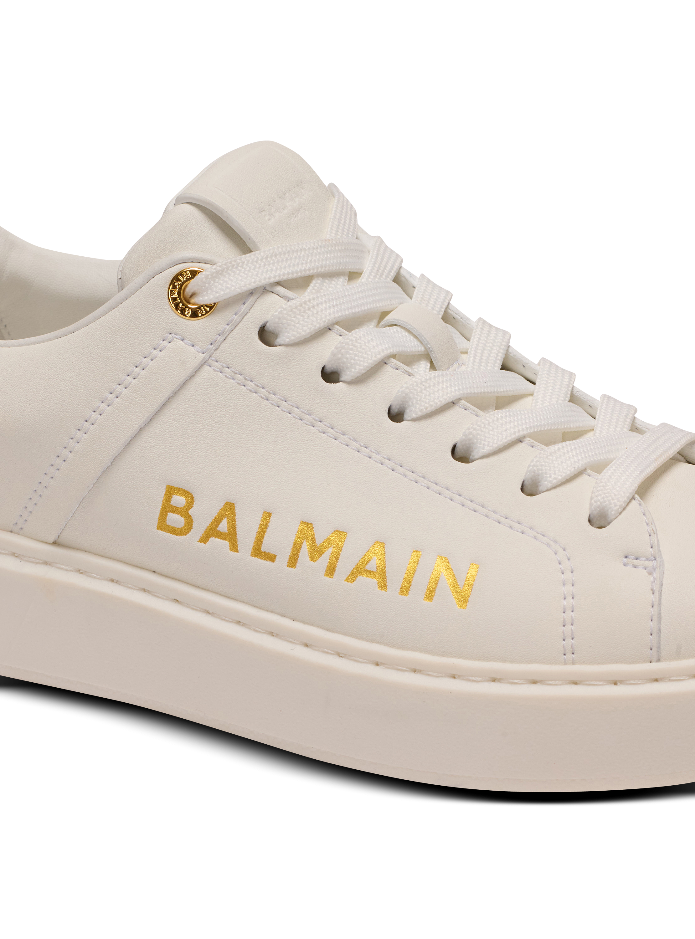 B-Court printed calfskin trainers