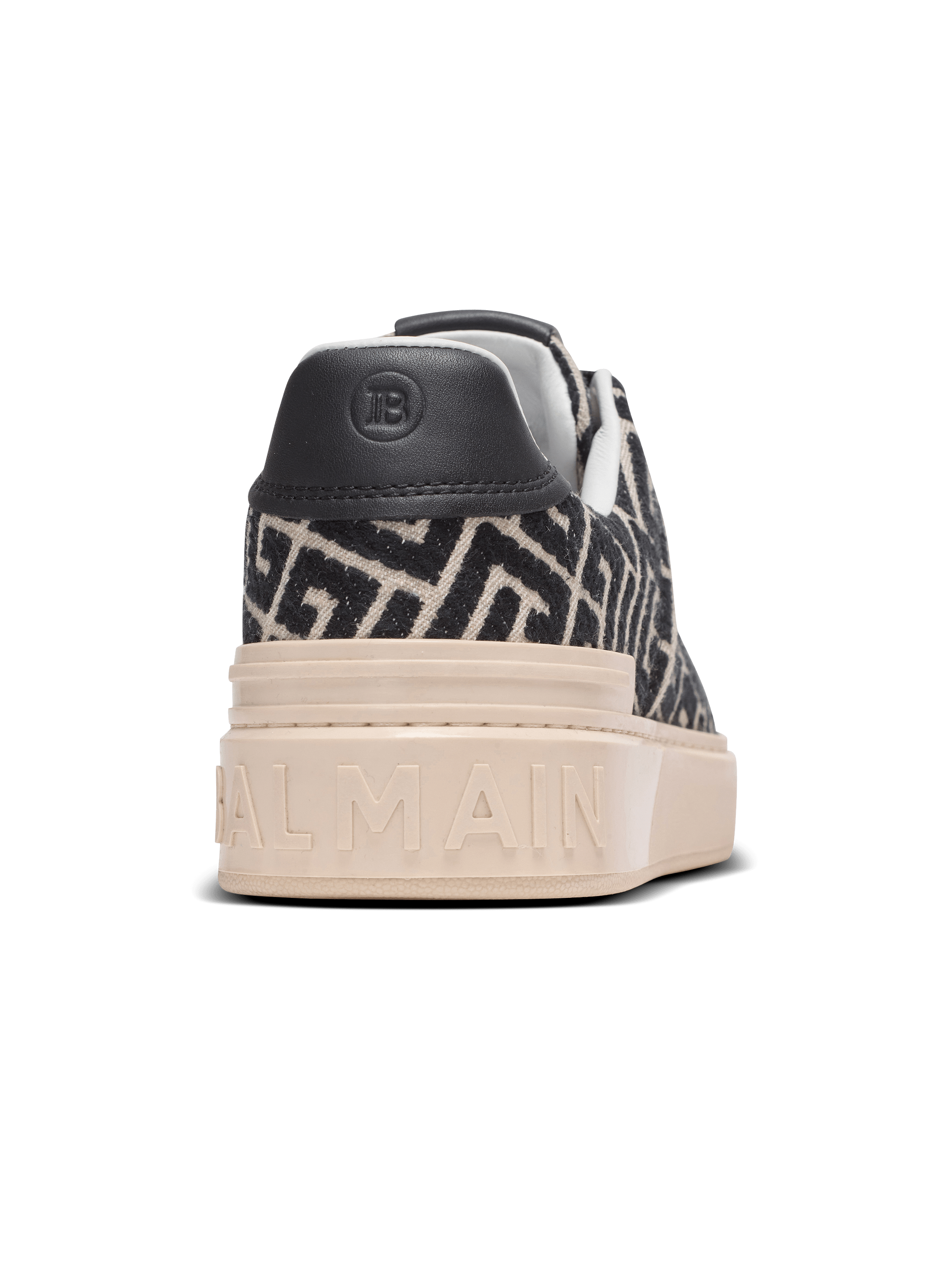 Monogram jacquard B-Court trainers