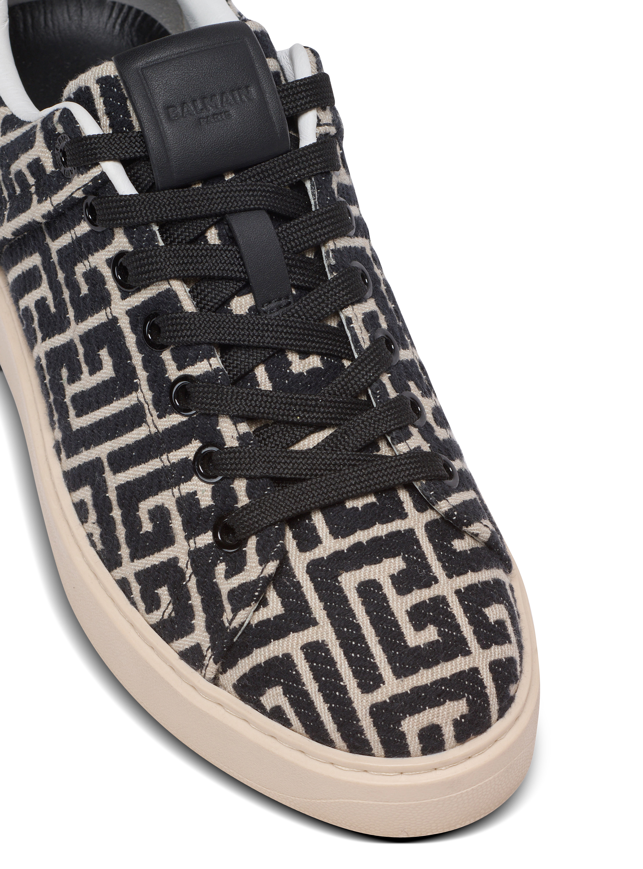 Monogram jacquard B-Court trainers