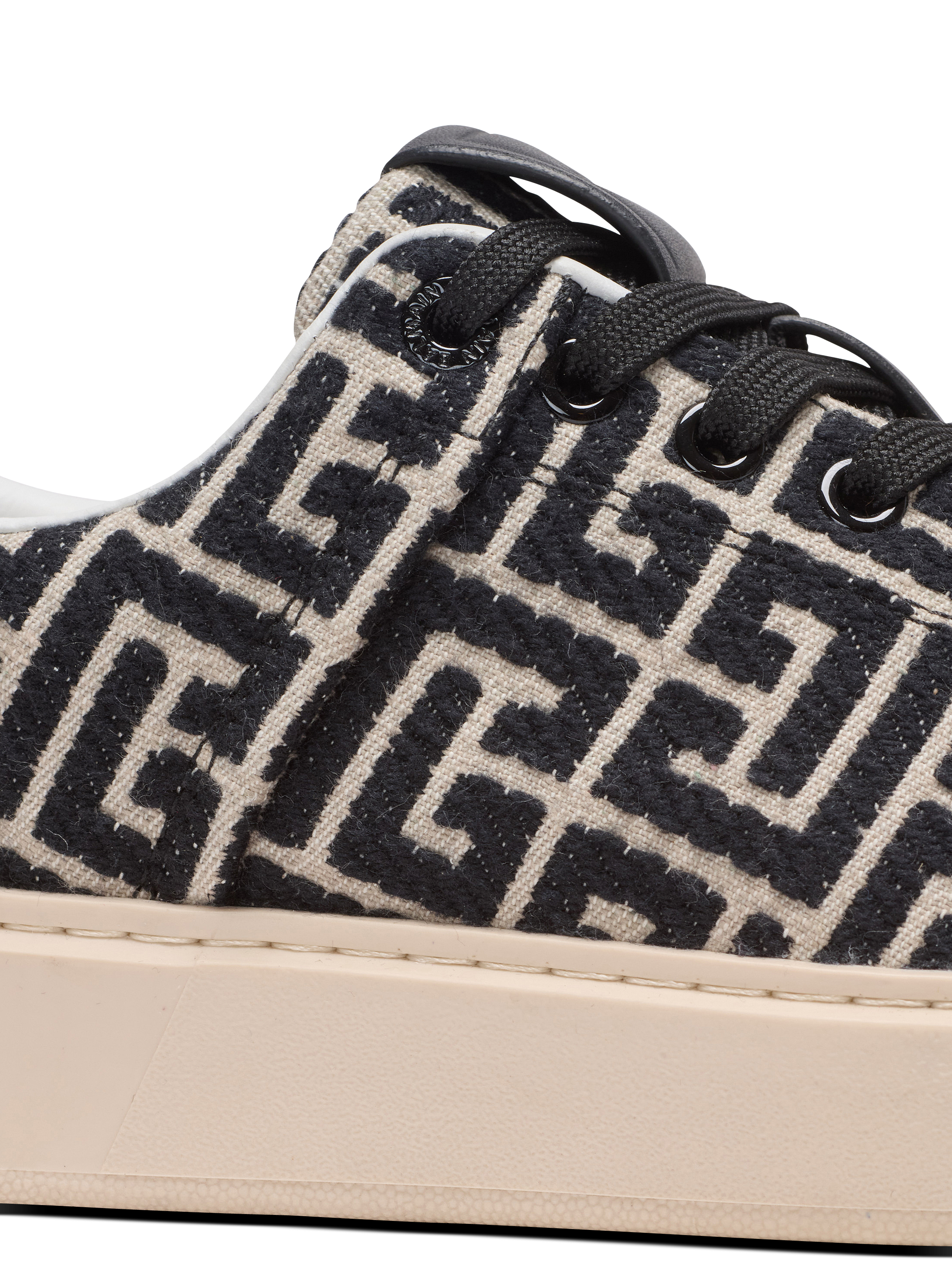 Monogram jacquard B-Court trainers