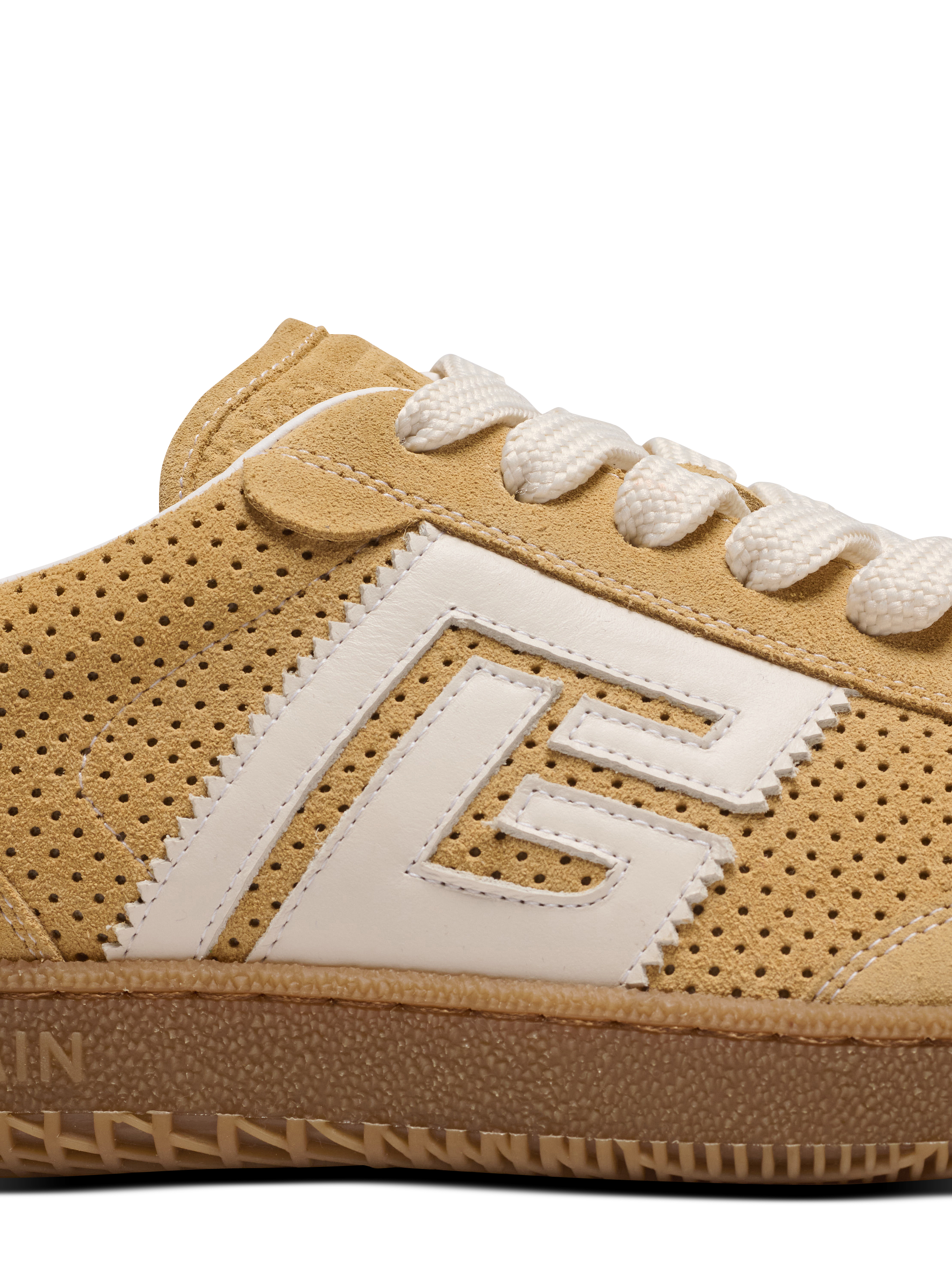 Suede Balmain Swan trainers