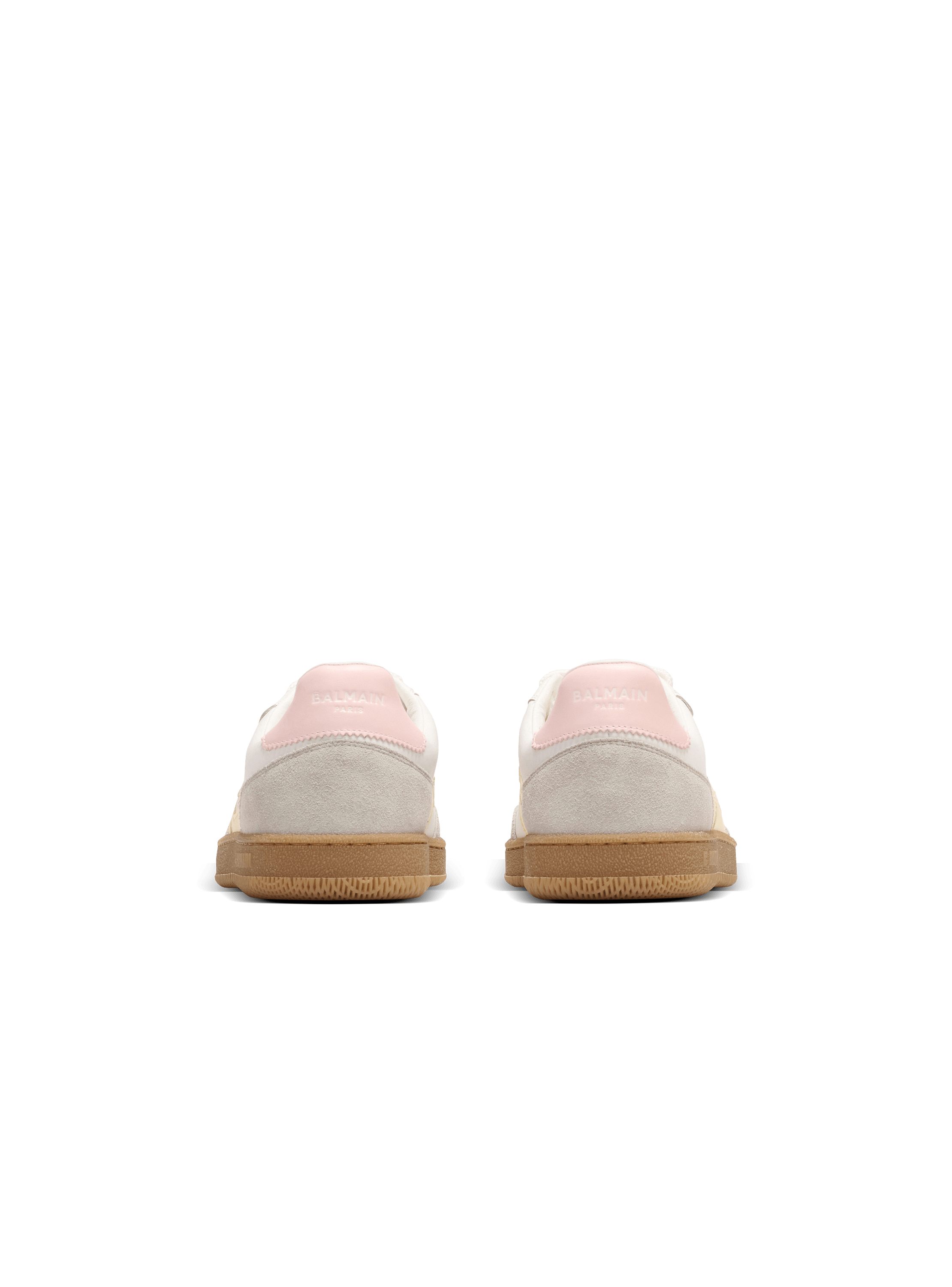 Swan trainers in calfskin and nylon