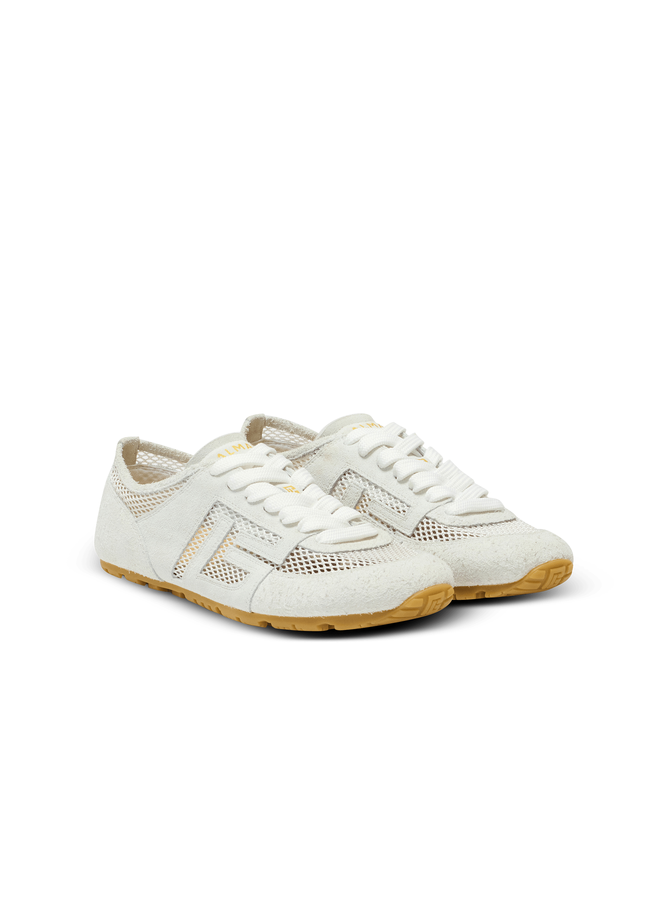 Racer 45 trainers in calfskin, suede and nylon