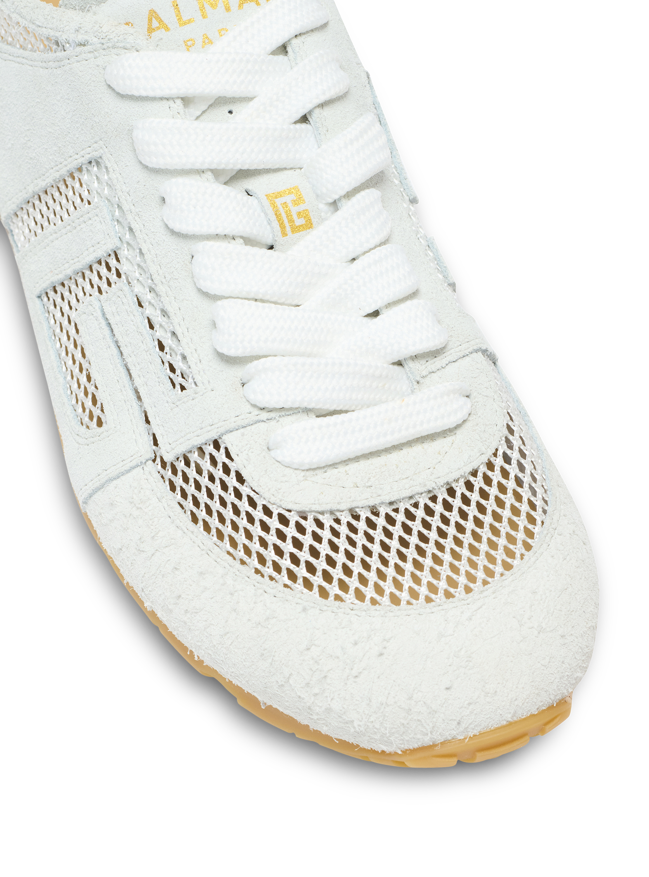 Racer 45 trainers in calfskin, suede and nylon