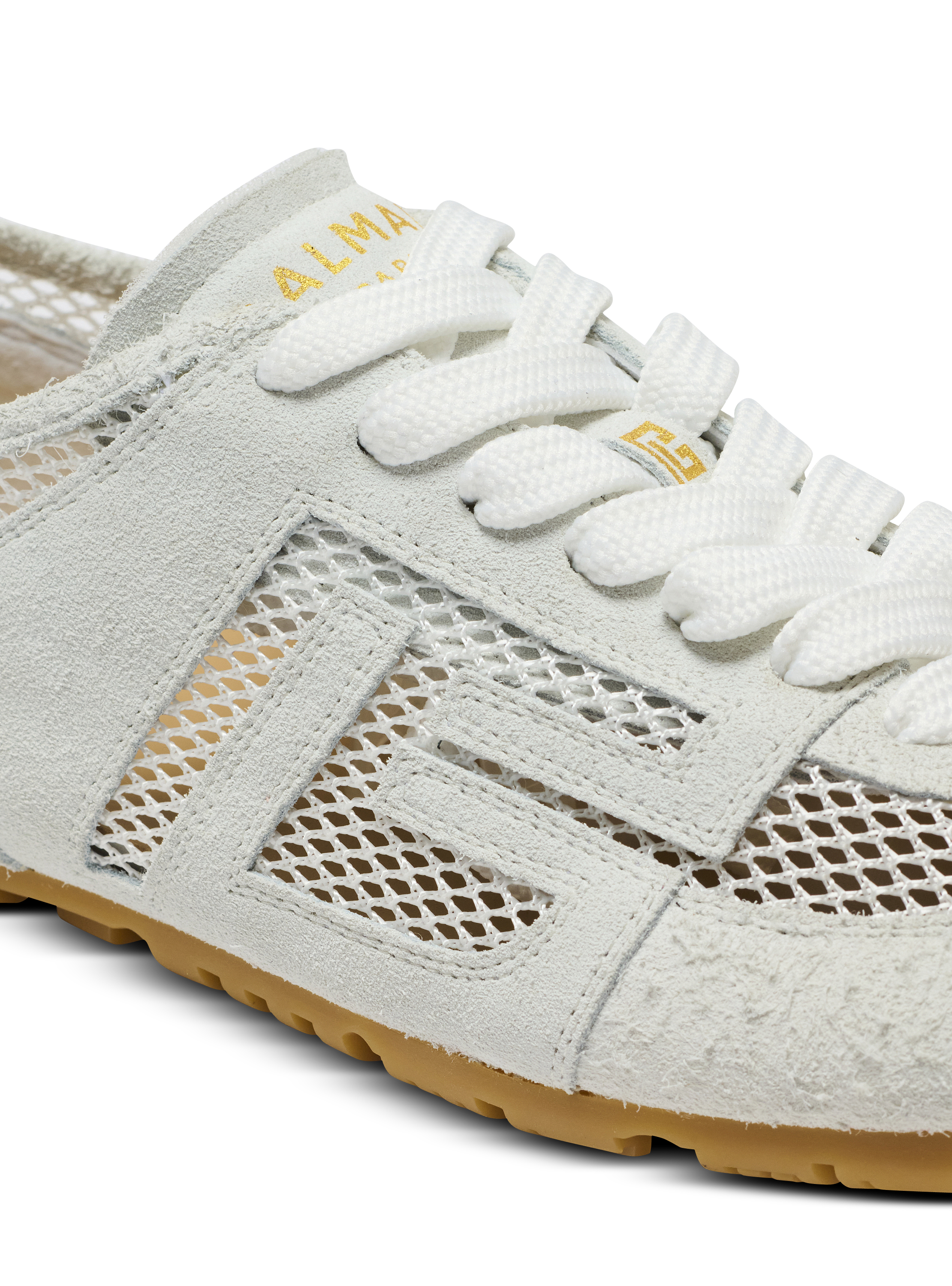 Racer 45 trainers in calfskin, suede and nylon