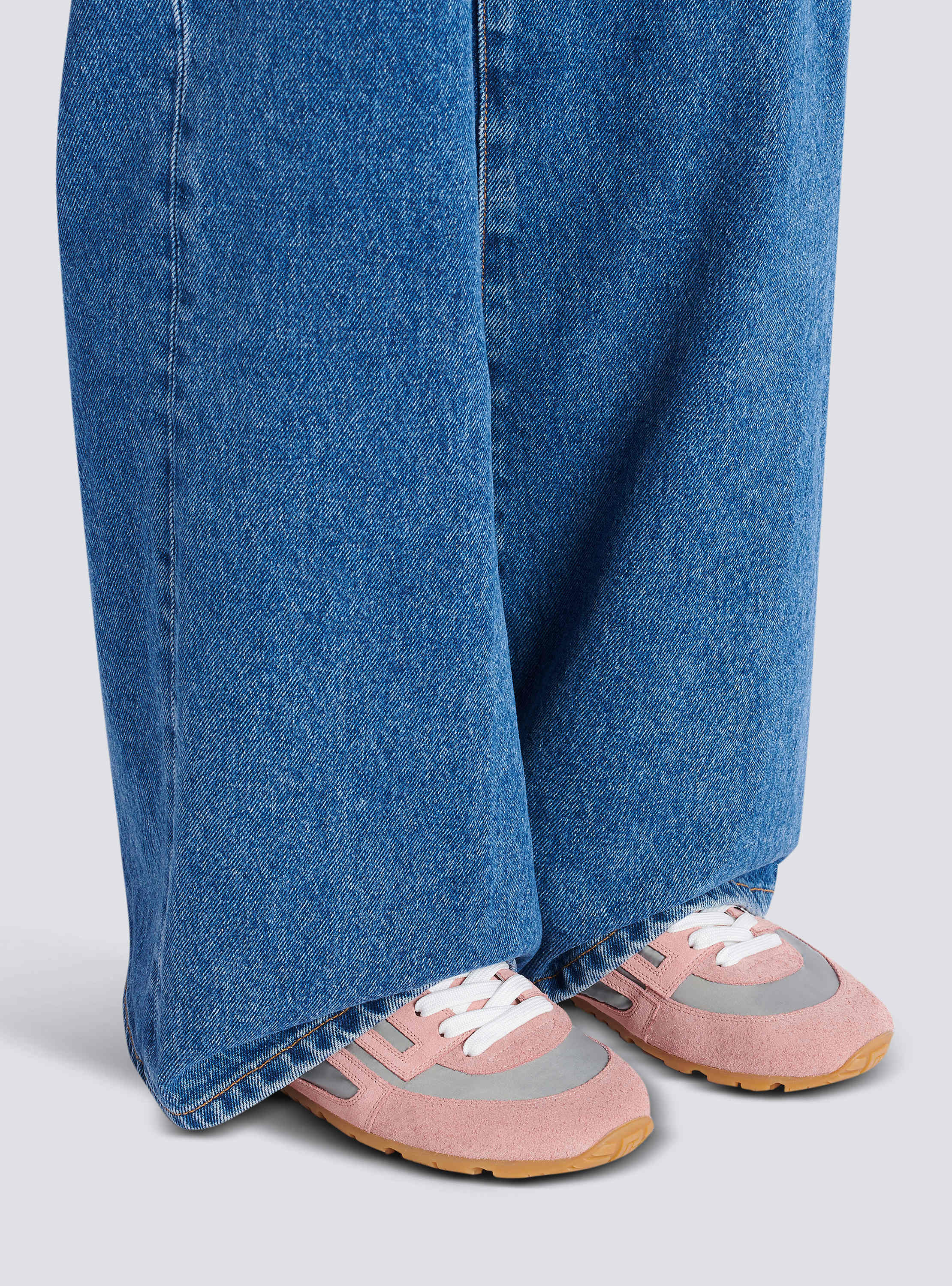 Racer 45 trainers in suede and nylon