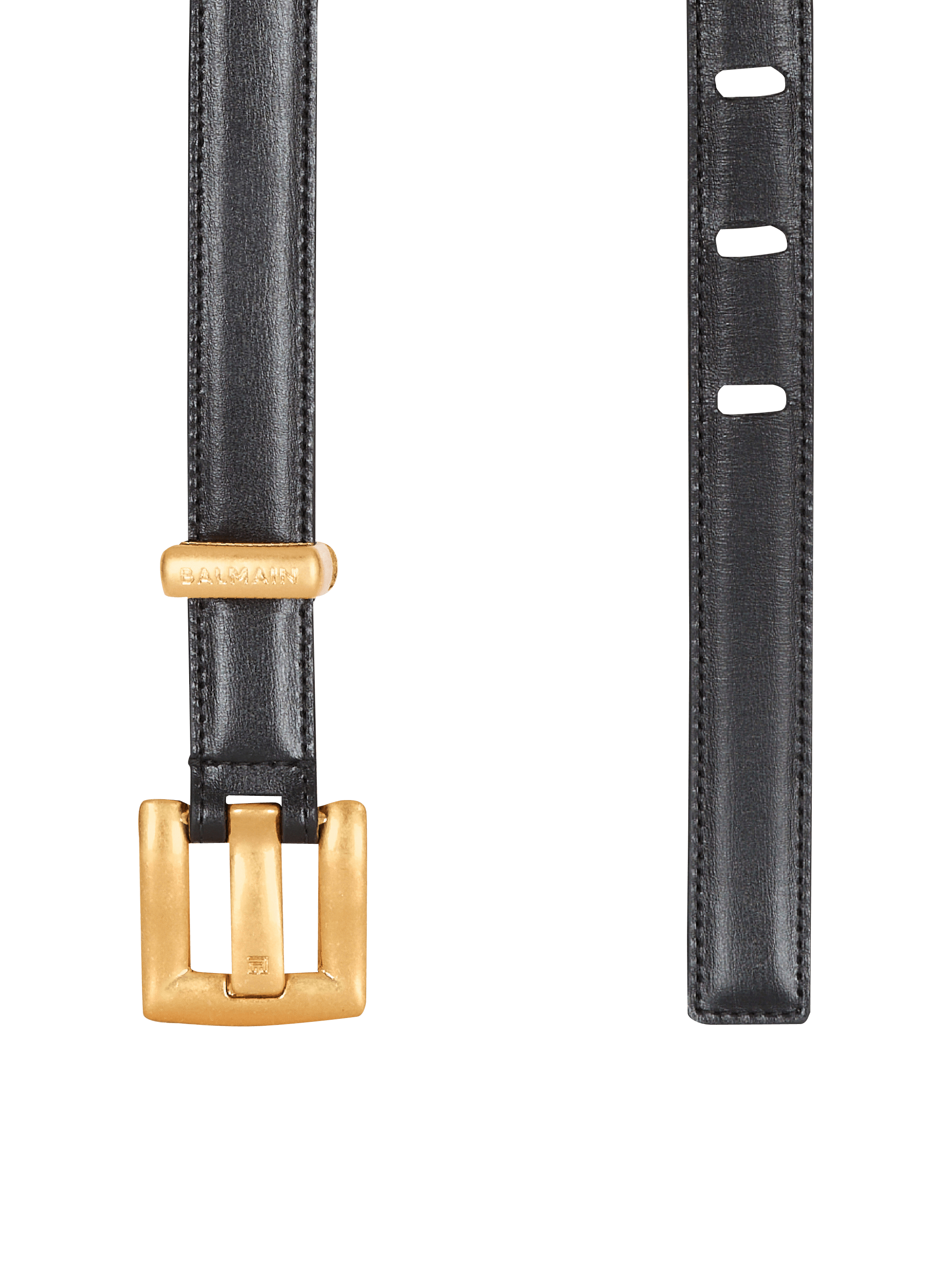 Anthem calfskin leather belt 
