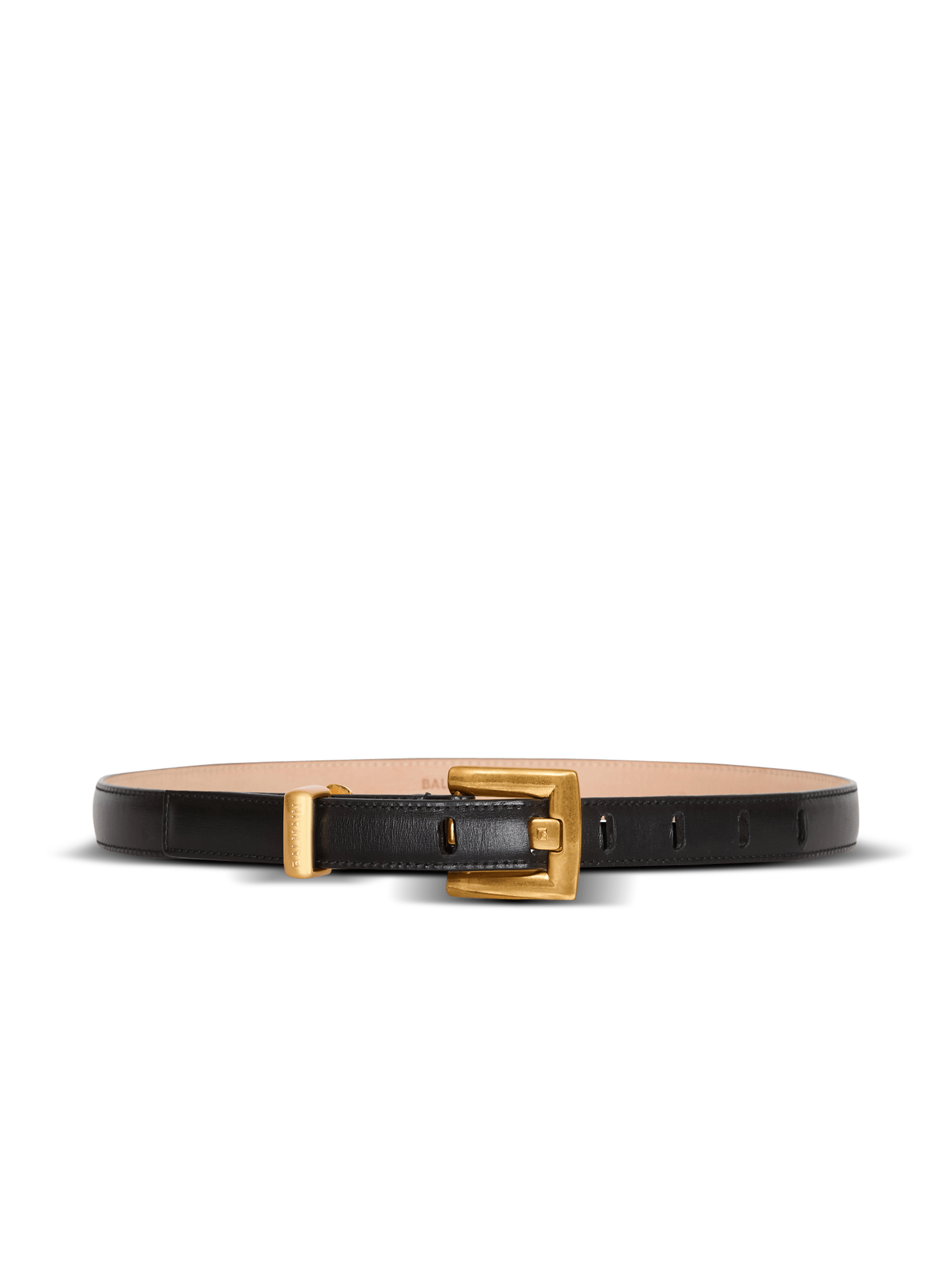 Anthem calfskin leather belt 