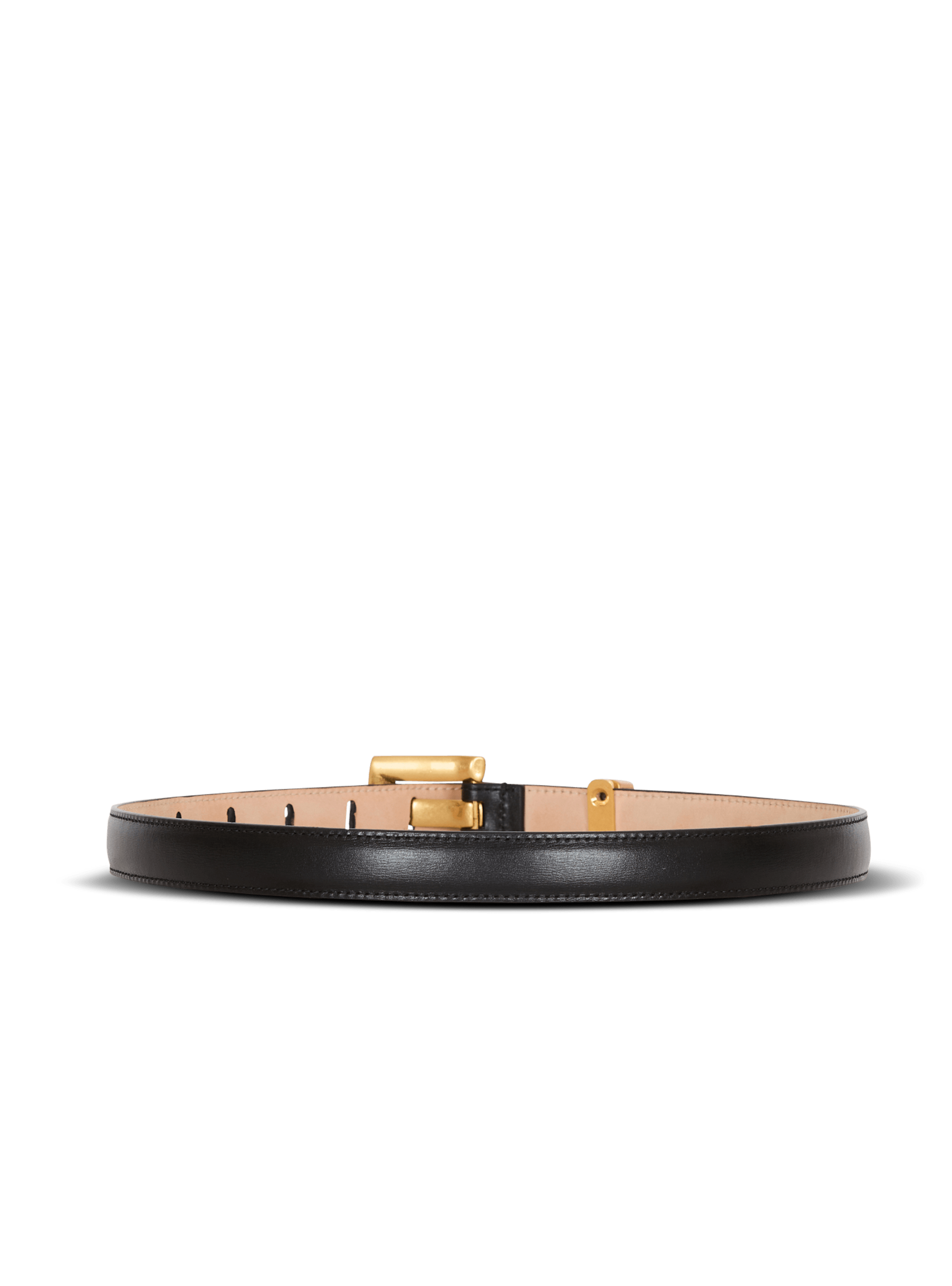 Anthem calfskin leather belt 